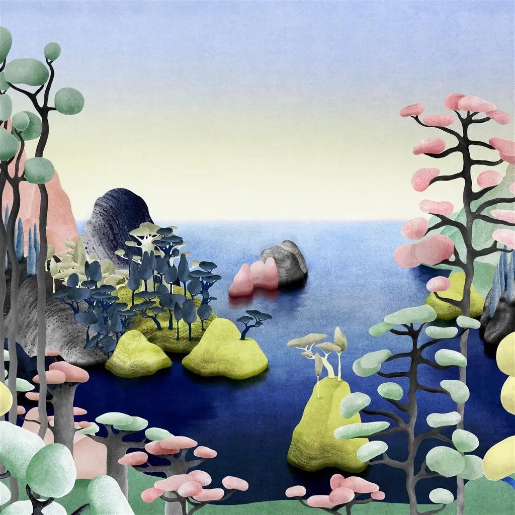 Tapeta ITS PARADISE AGATE niebieski Christian Lacroix Eye on Design