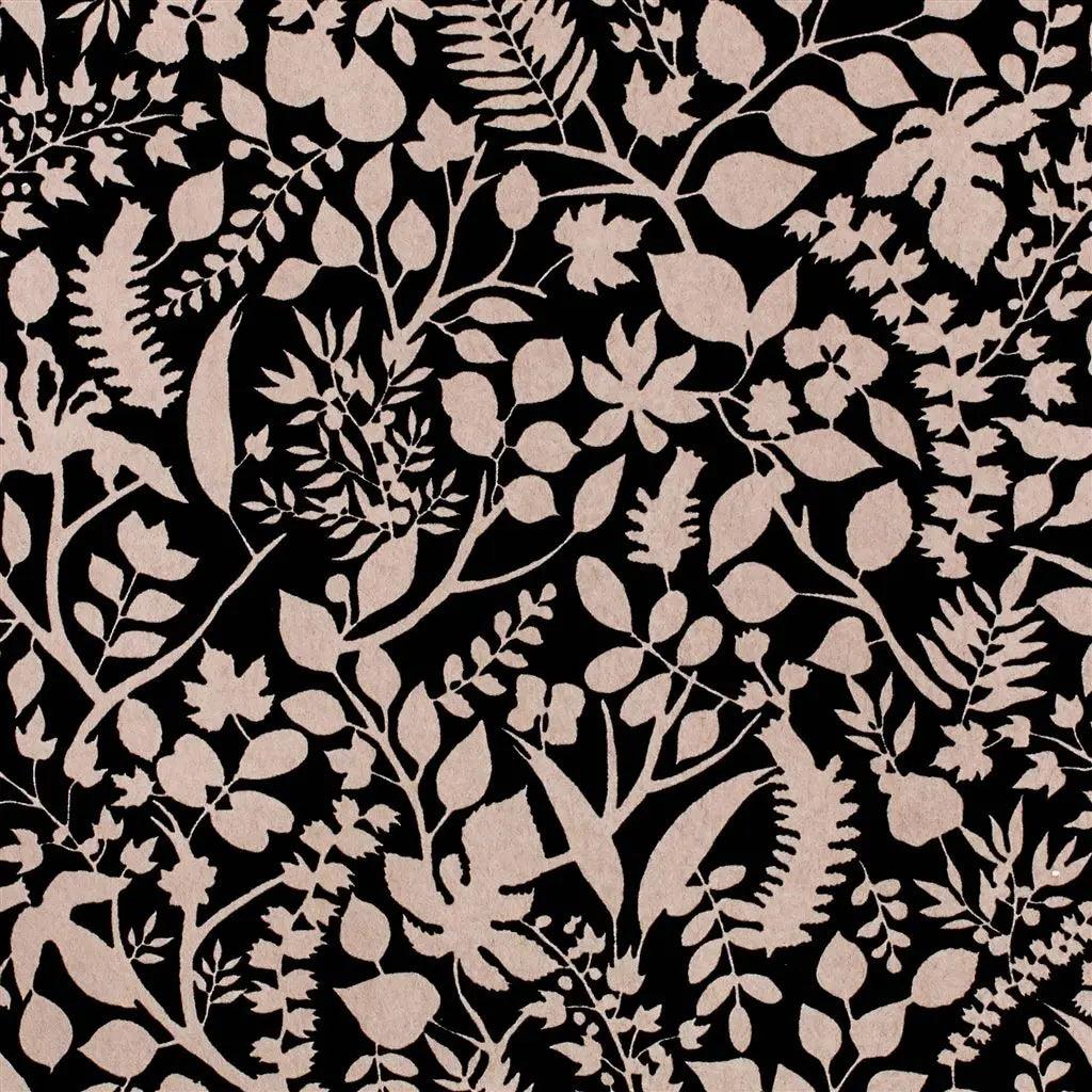 Tapeta L EDEN SOFT CUIVRE czarny z różowym Christian Lacroix Eye on Design