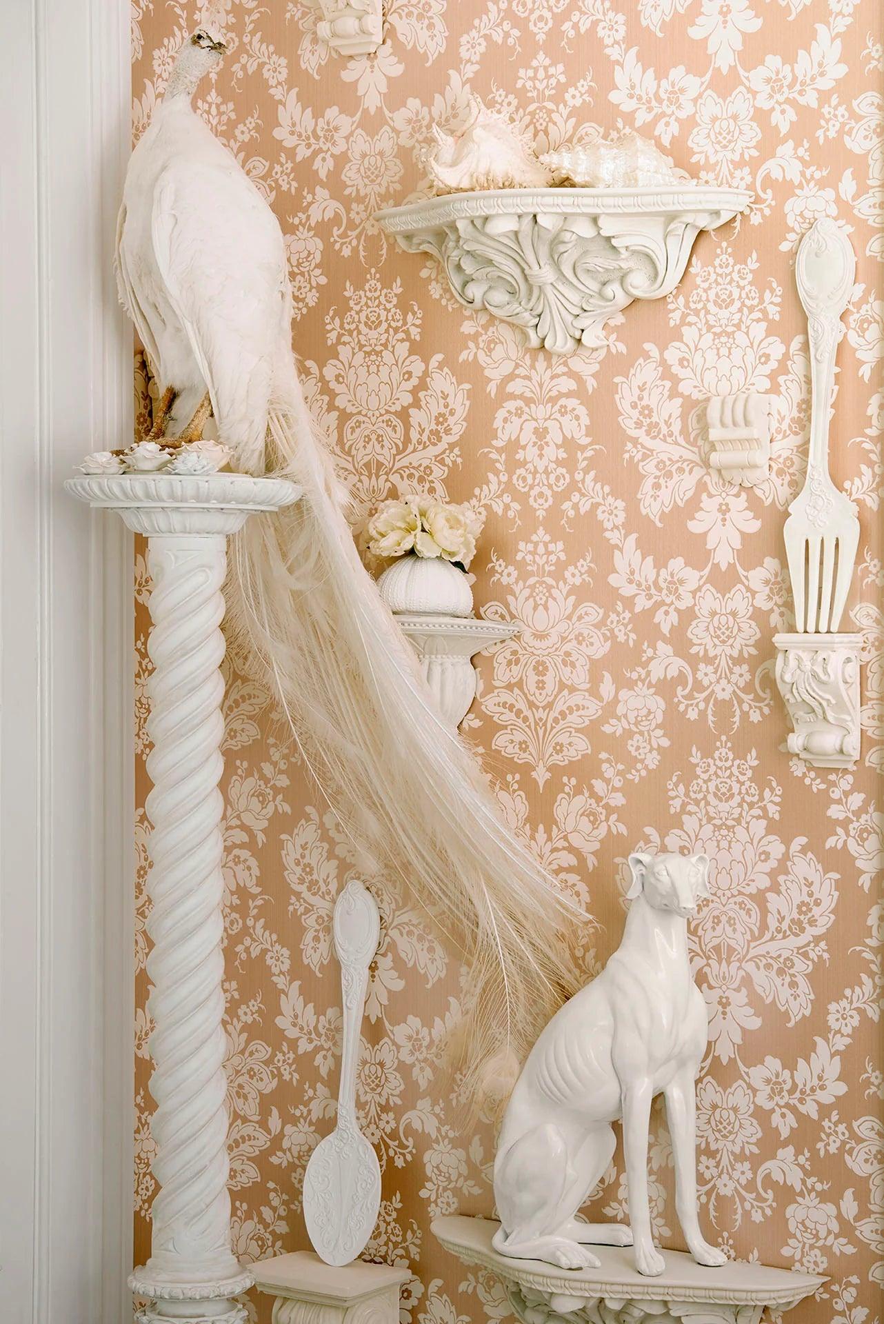 Tapeta MARIINSKY DAMASK - Giselle brzoskwiniowy Cole & Son Eye on Design