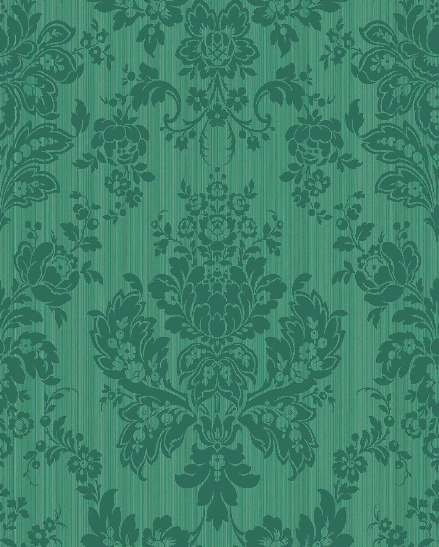 Tapeta MARIINSKY DAMASK - Giselle zielony Cole & Son Eye on Design