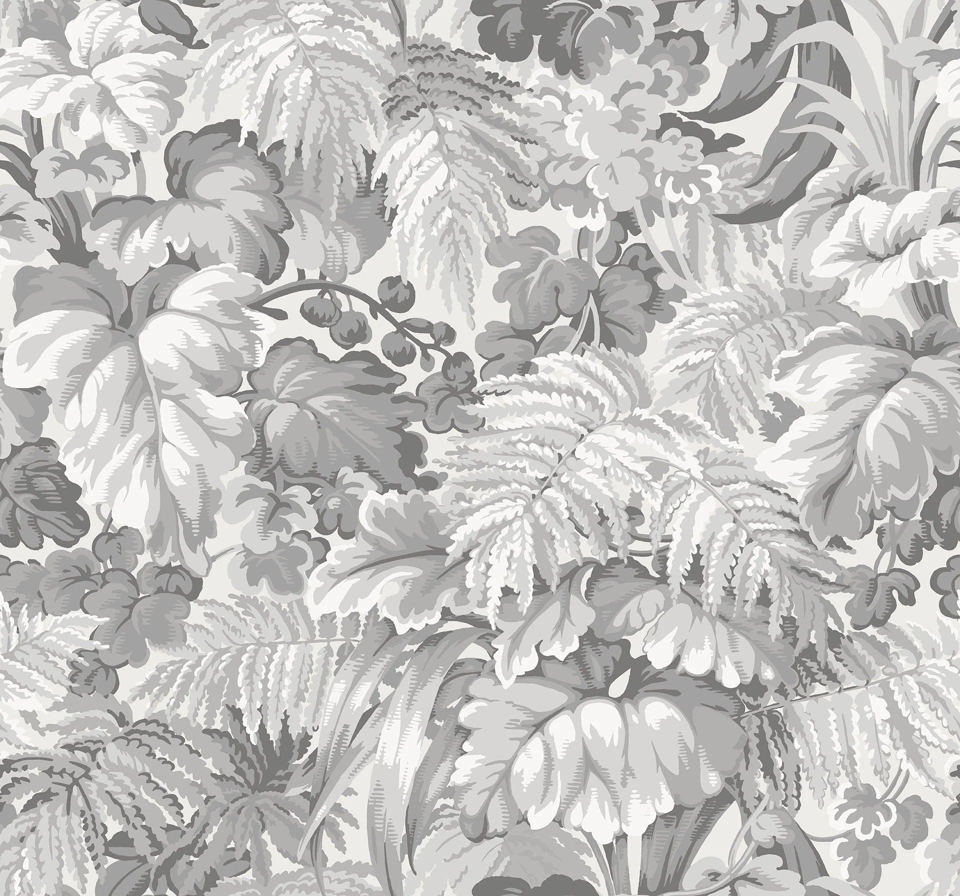 Tapeta MARTYN LAWRENCE BULLARD - Royal Fernery szary Cole & Son Eye on Design