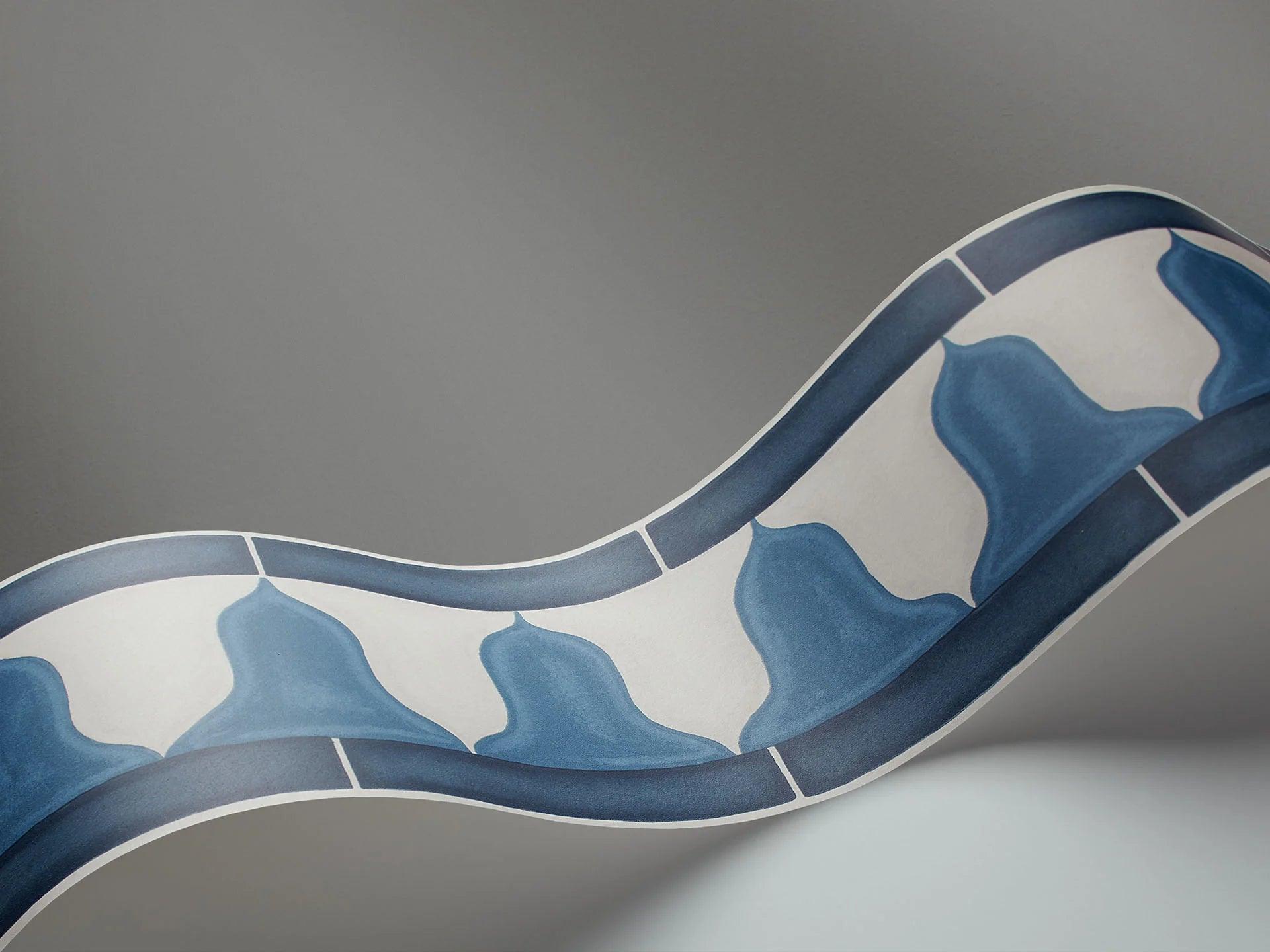 Tapeta MARTYN LAWRENCE BULLARD - Zellige Border niebieski Cole & Son Eye on Design