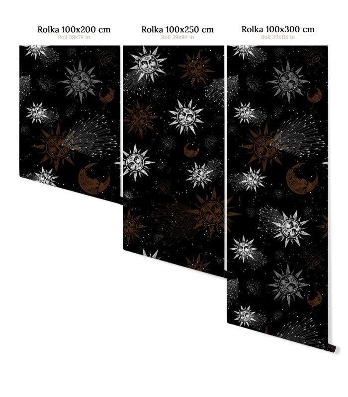 Tapeta MOON AND SUN RED Wallcolors Eye on Design