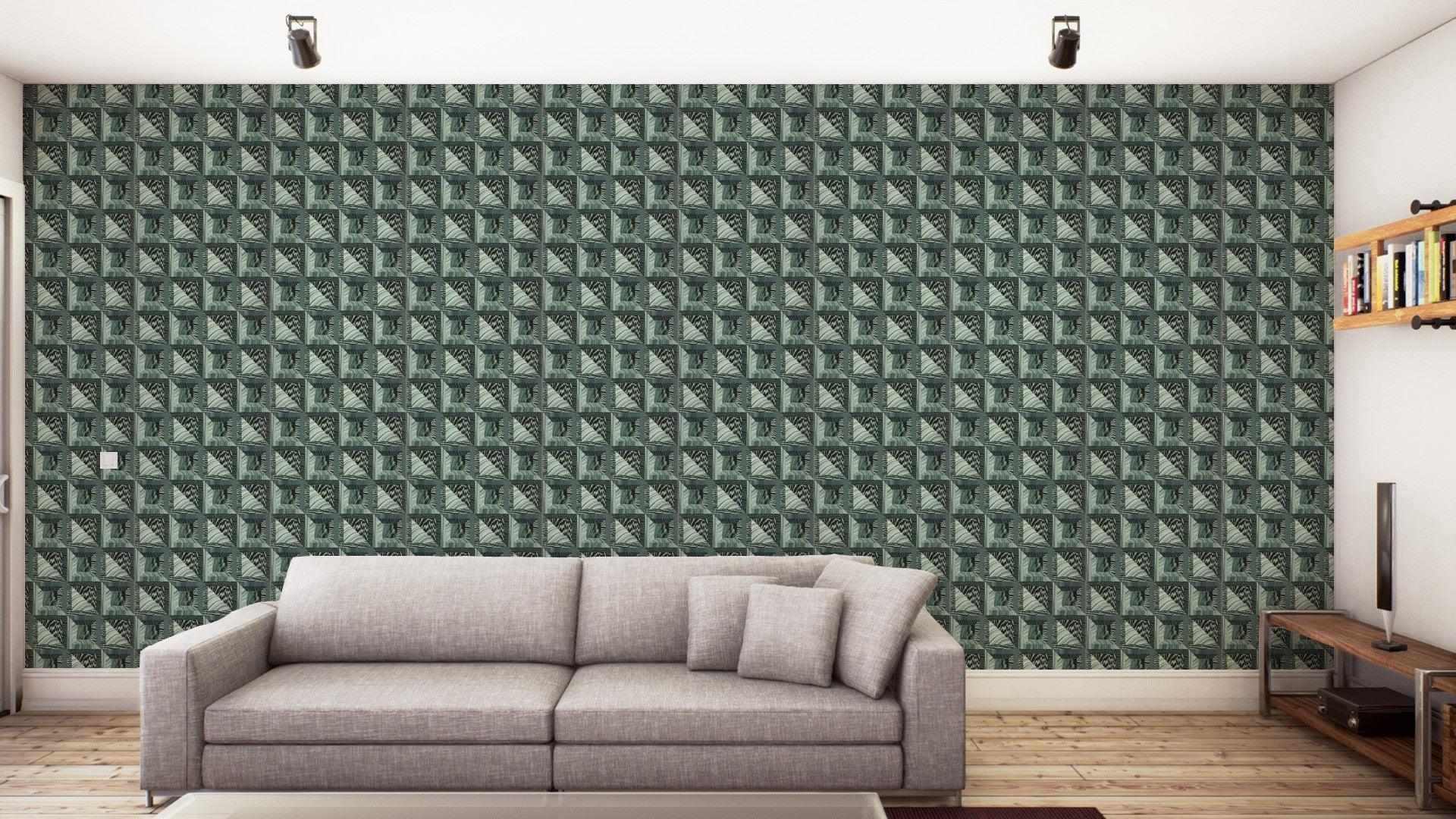 Tapeta PALAIS ROYAL - VERT BILLARD zielony Christian Lacroix Eye on Design