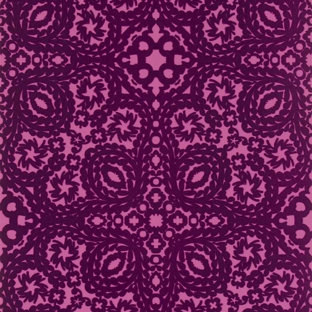 Tapeta PASEO - GRENAT fioletowy Christian Lacroix Eye on Design