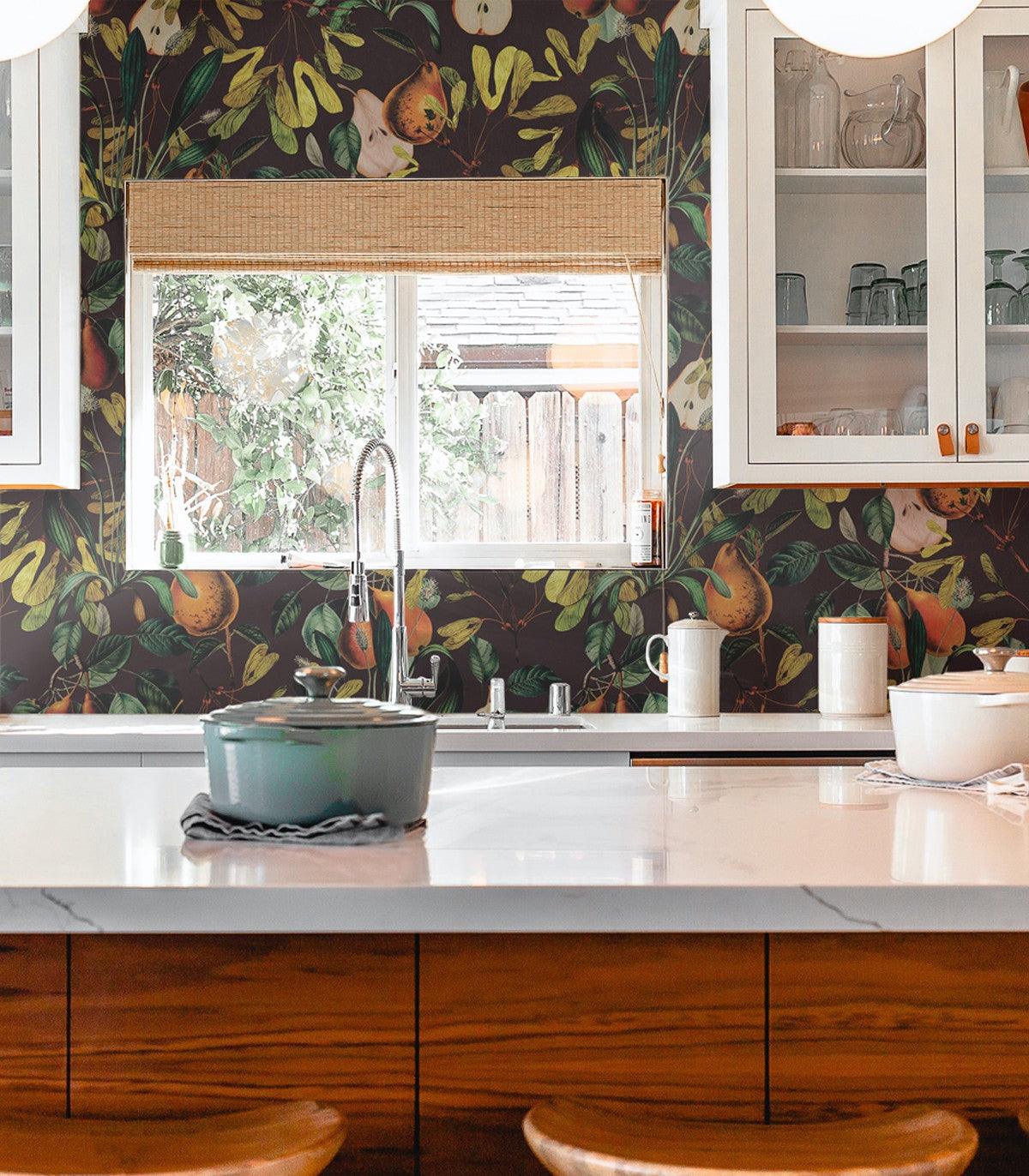 Tapeta PEAR MAROON Wallcolors Eye on Design