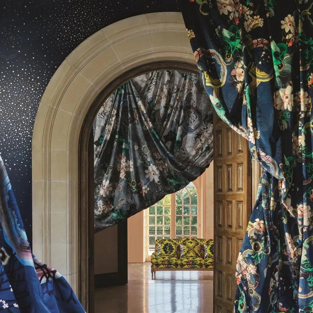 Tapeta PERSIAN NIGHTS AGATE granatowy Christian Lacroix Eye on Design