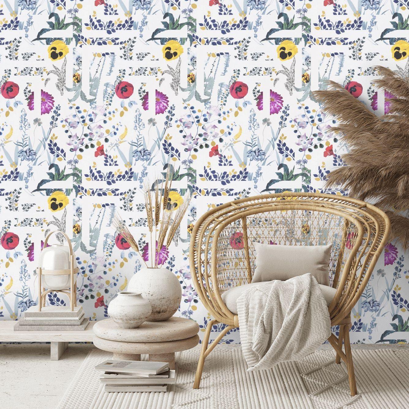 Tapeta PRIMAVERA LABYRINTHUM PERCE NEIGE biały Christian Lacroix Eye on Design