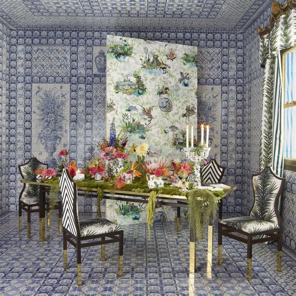 Tapeta REVERIES VERT BUIS Christian Lacroix Eye on Design