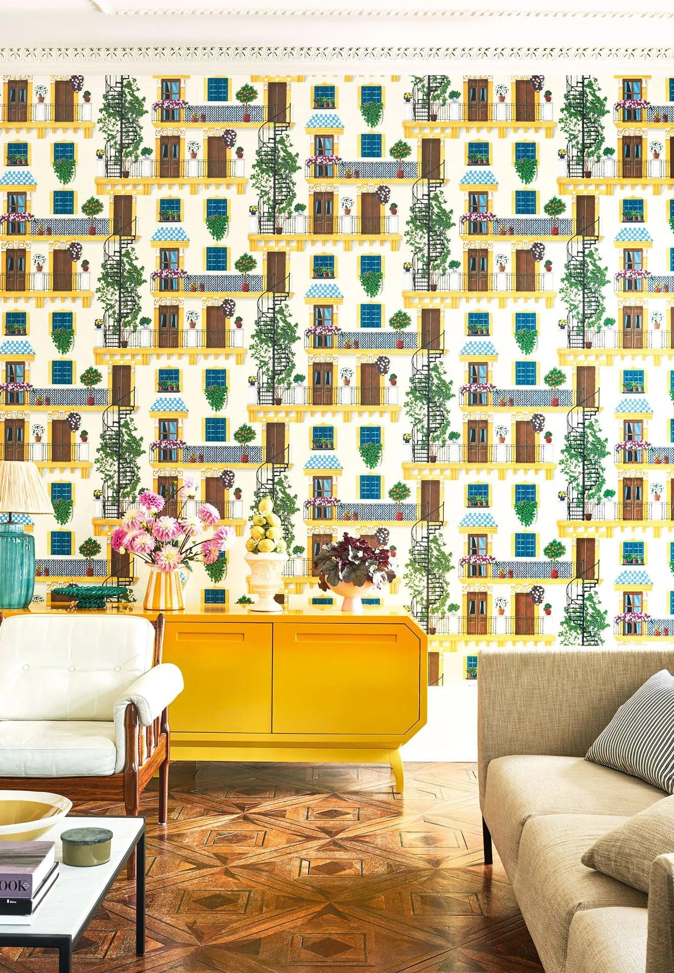 Tapeta SEVILLE - Alfaro kremowy Cole & Son Eye on Design