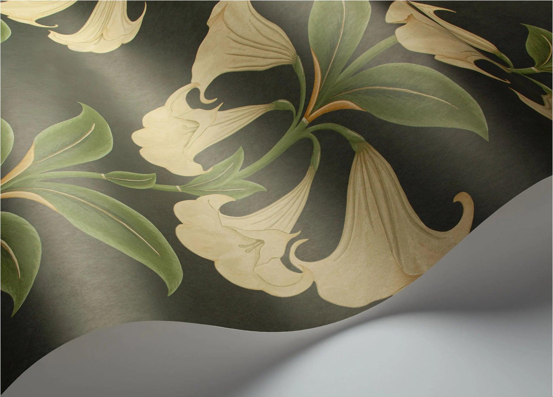 Tapeta SEVILLE - Angel's Trumpet ciemnoszary Cole & Son Eye on Design