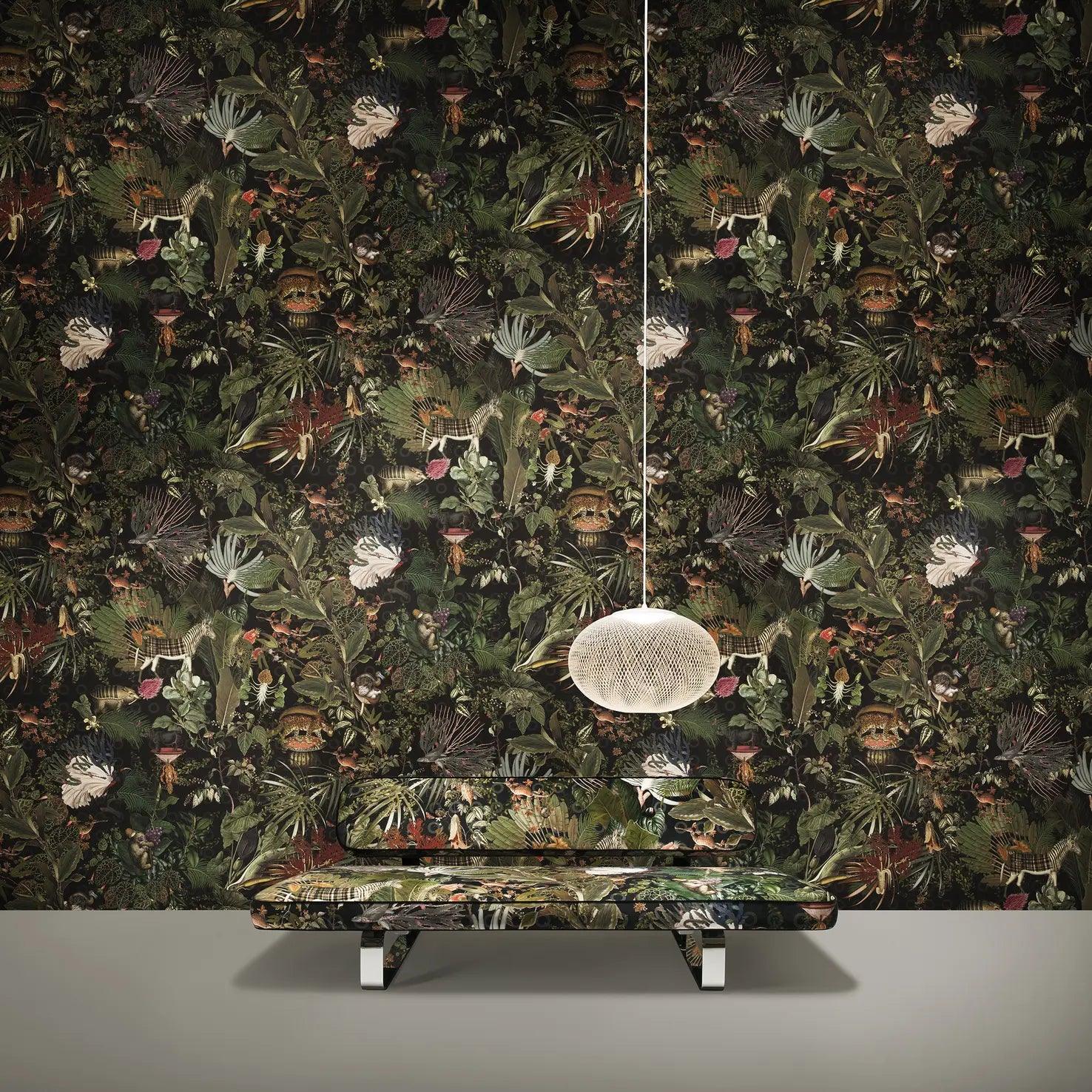 Tapeta tekstylna MENAGERIE OF EXTINCT ANIMALS - IVORY Arte Eye on Design