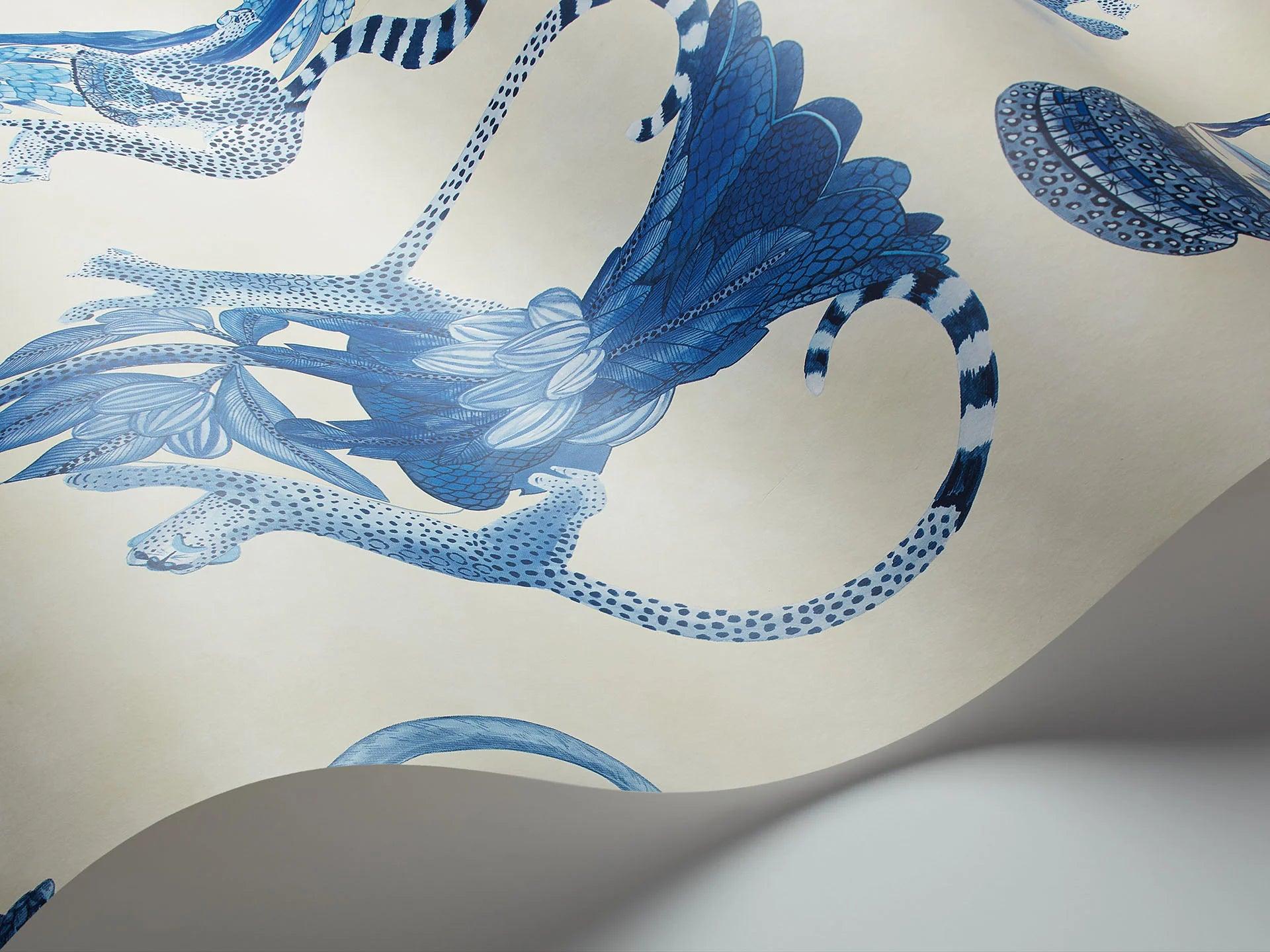 Tapeta THE ARDMORE COLLECTION - Khulu Vases niebieski Cole & Son Eye on Design