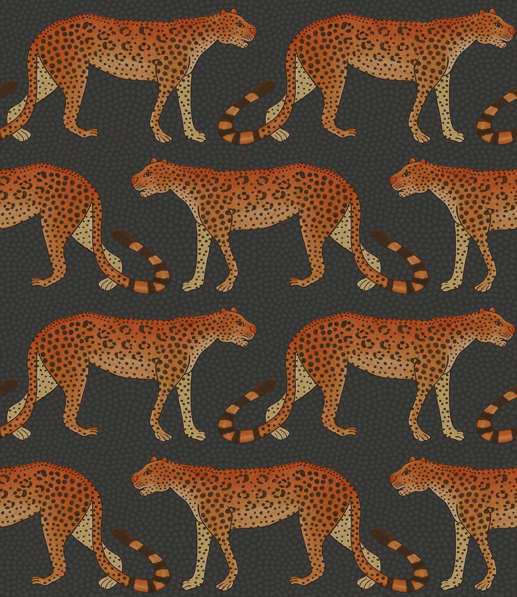 Tapeta THE ARDMORE COLLECTION - Leopard Walk czarny Cole & Son Eye on Design