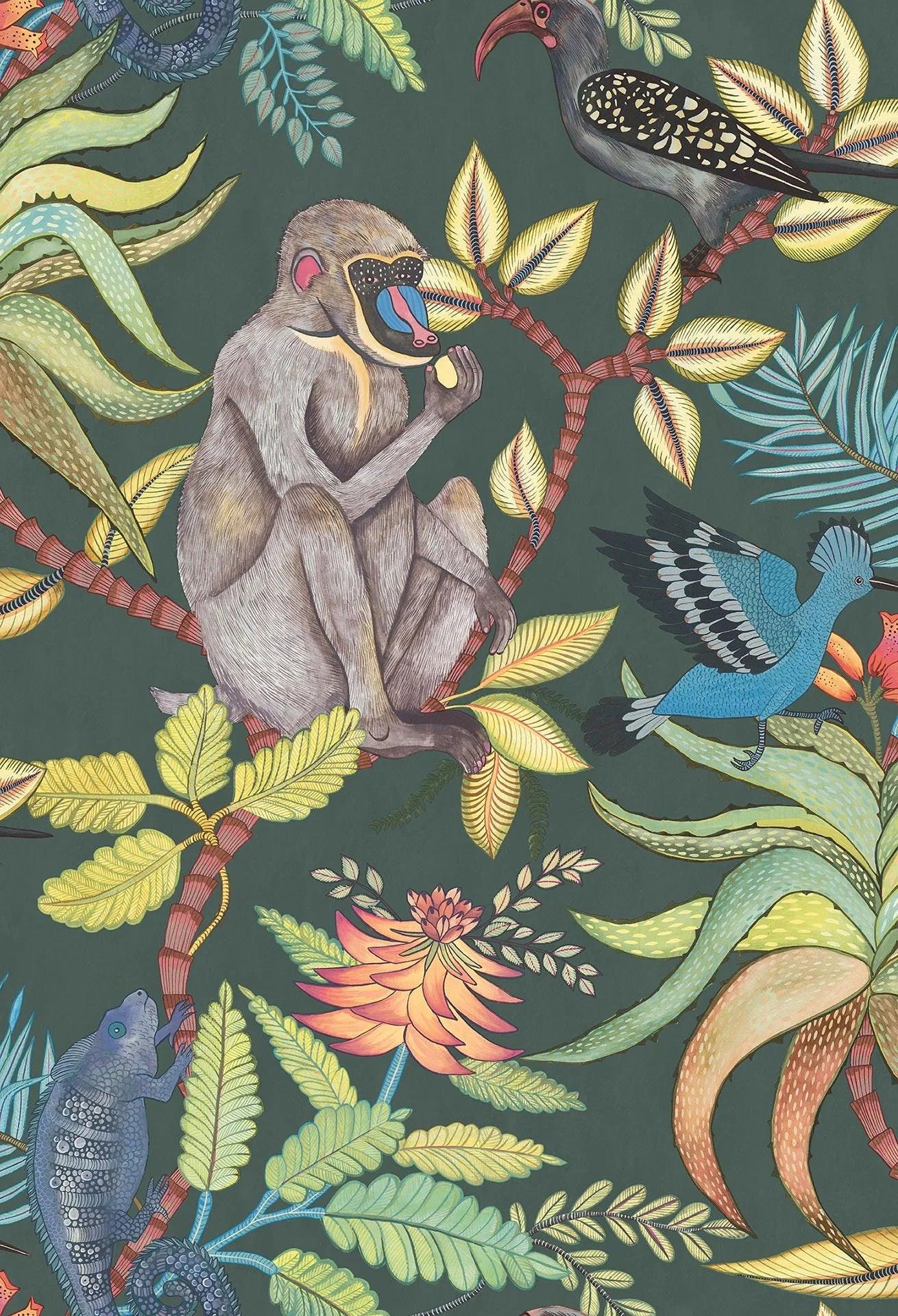 Tapeta THE ARDMORE COLLECTION - Savuti zielony Cole & Son Eye on Design