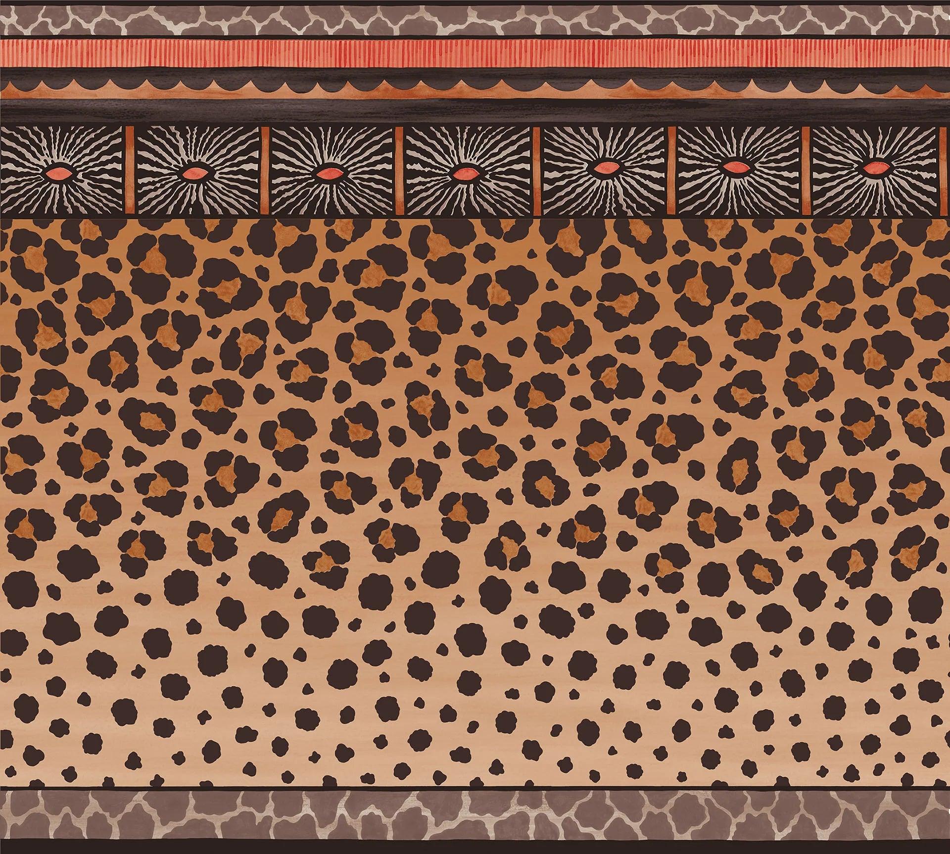 Tapeta THE ARDMORE COLLECTION - Zulu Border terakota Cole & Son Eye on Design