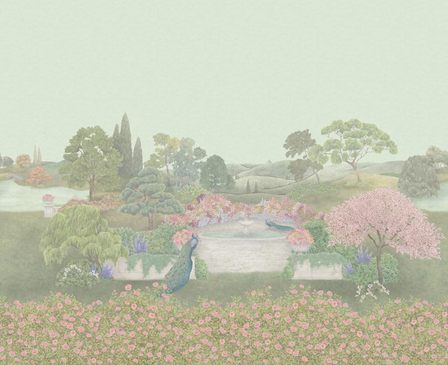 Tapeta THE GARDENS - Idyll wykończenie matowe zielony Cole & Son Eye on Design