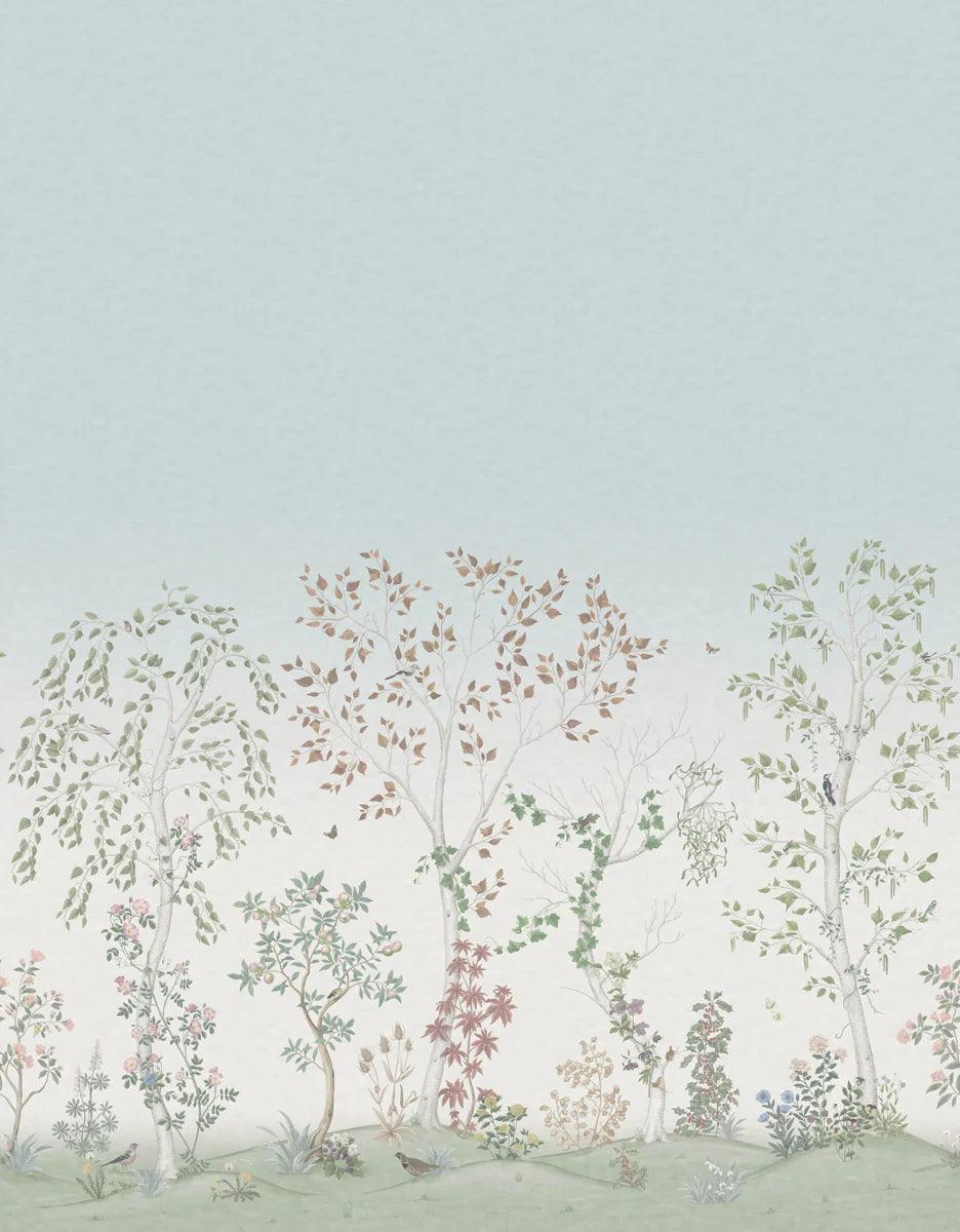 Tapeta THE GARDENS - Seasonal Woods błękitny Cole & Son Eye on Design