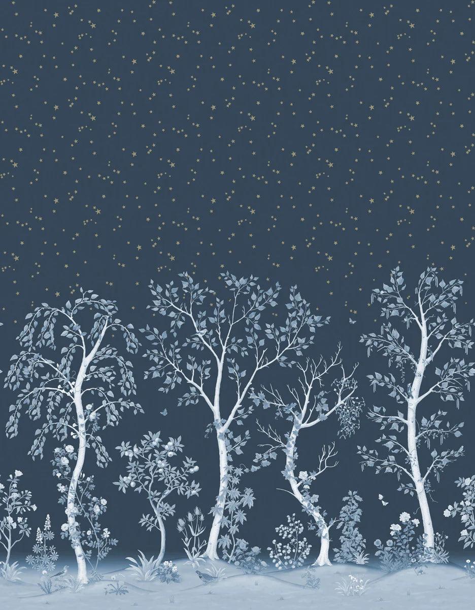 Tapeta THE GARDENS - Seasonal Woods granatowy Cole & Son Eye on Design
