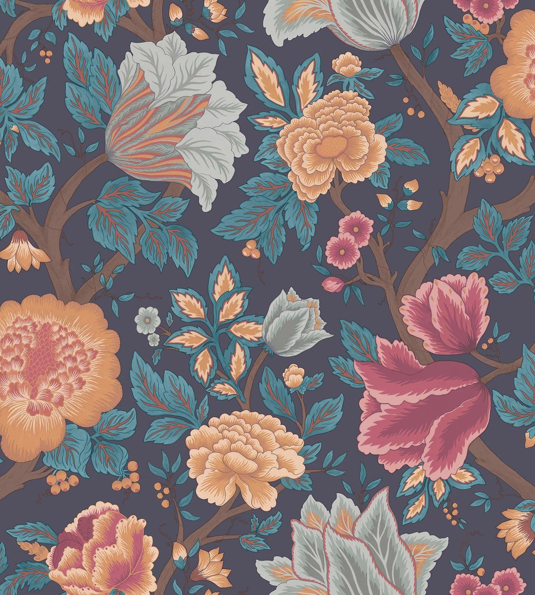 Tapeta THE PEARWOOD COLLECTION - Midsummer Bloom terakota Cole & Son Eye on Design