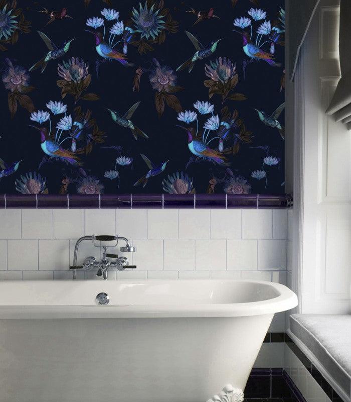 Tapeta TOXIC HUMMINGBIRDS Wallcolors Eye on Design