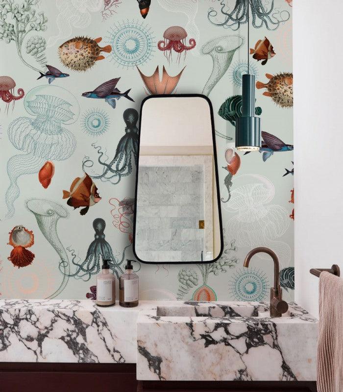 Tapeta UNDERWATER WORLD jasnoniebieski Wallcolors Eye on Design