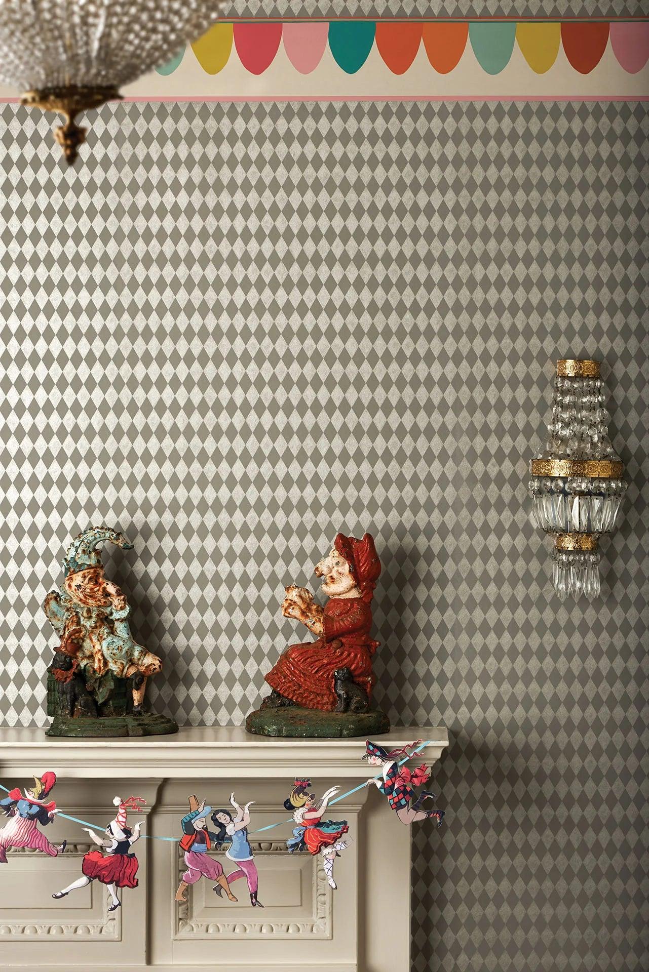 Tapeta WHIMSICAL - Titania szary Cole & Son Eye on Design