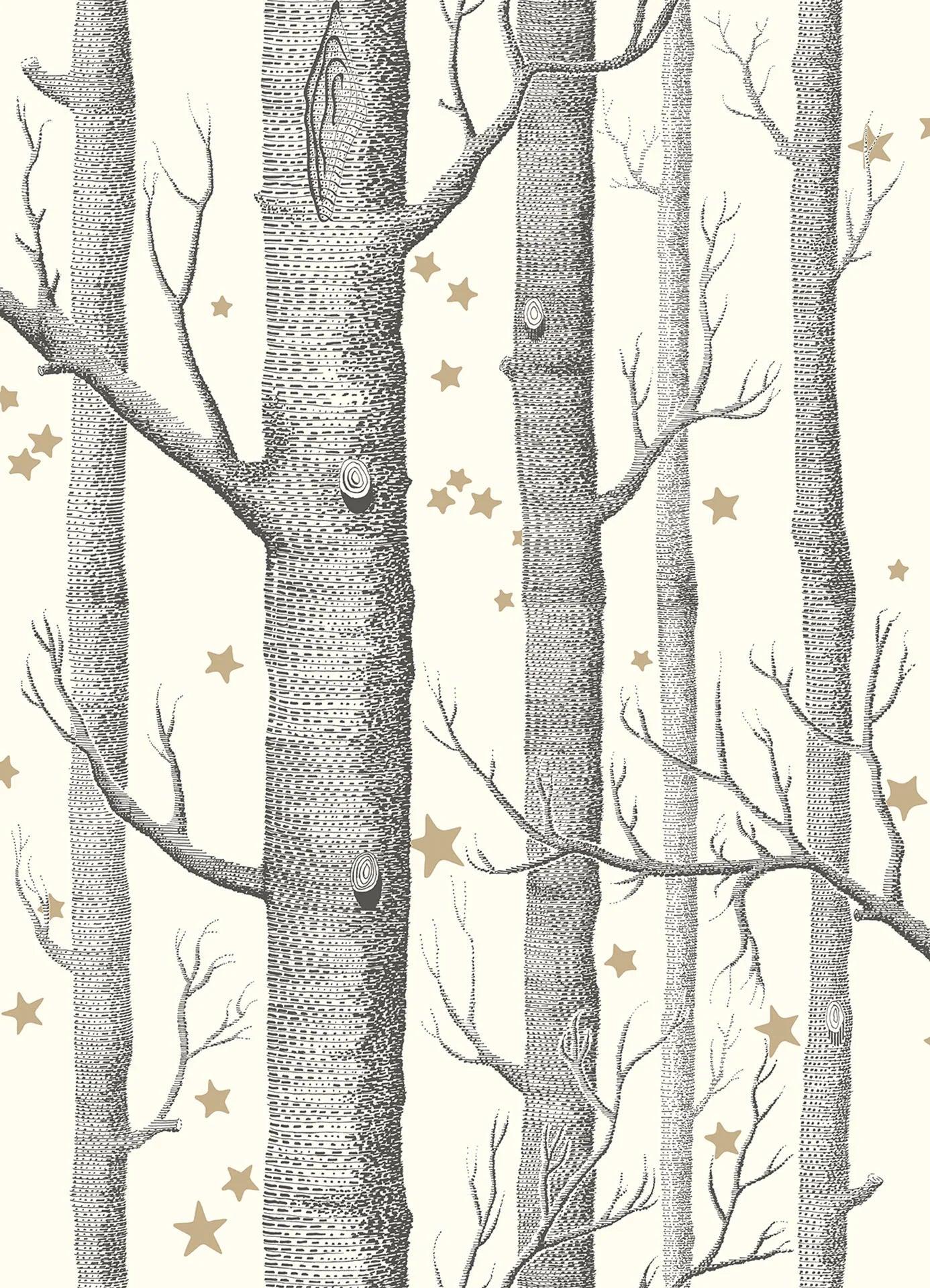 Tapeta WHIMSICAL - Woods & Stars biały Cole & Son Eye on Design