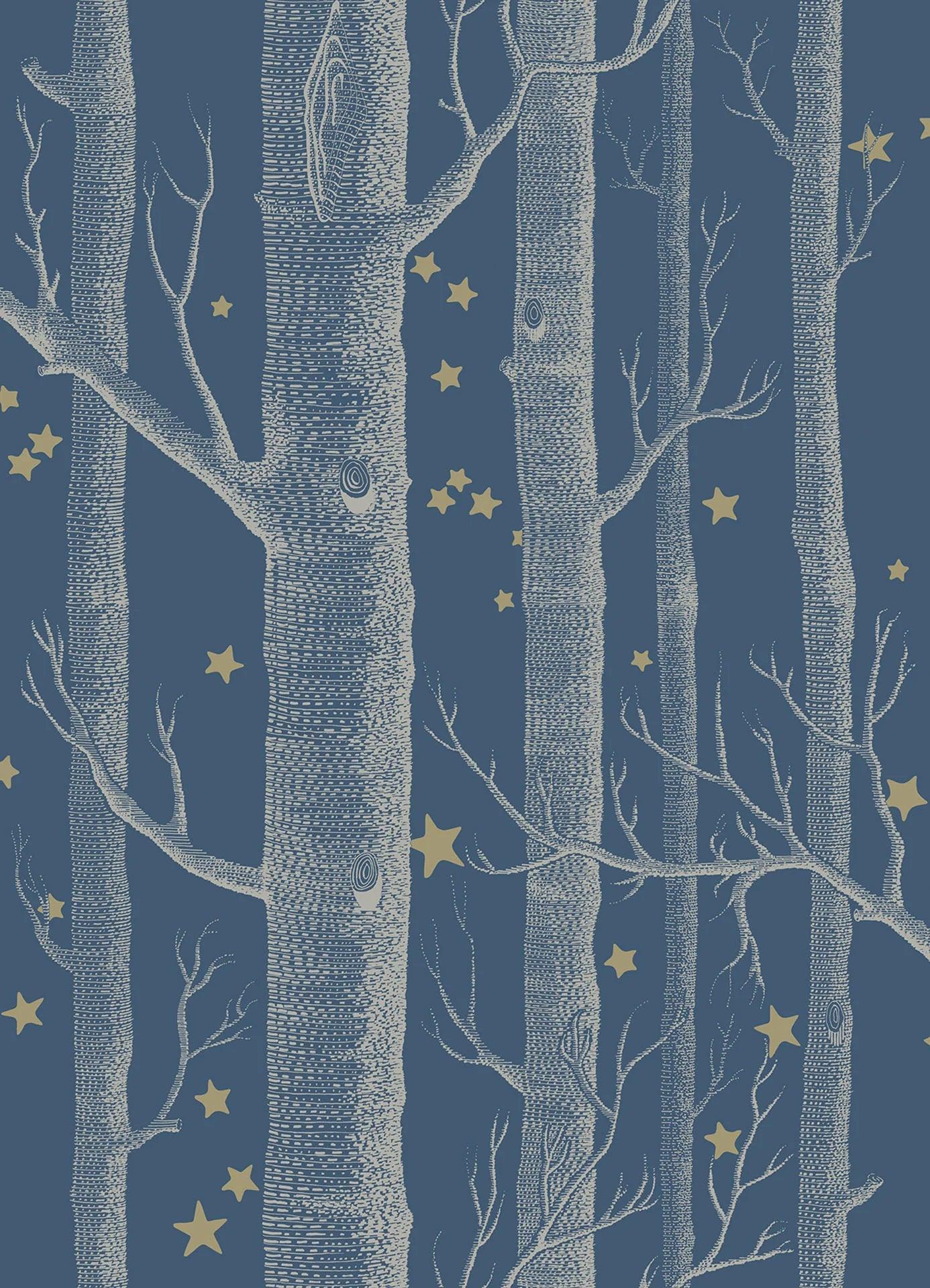 Tapeta WHIMSICAL - Woods & Stars granatowy Cole & Son Eye on Design