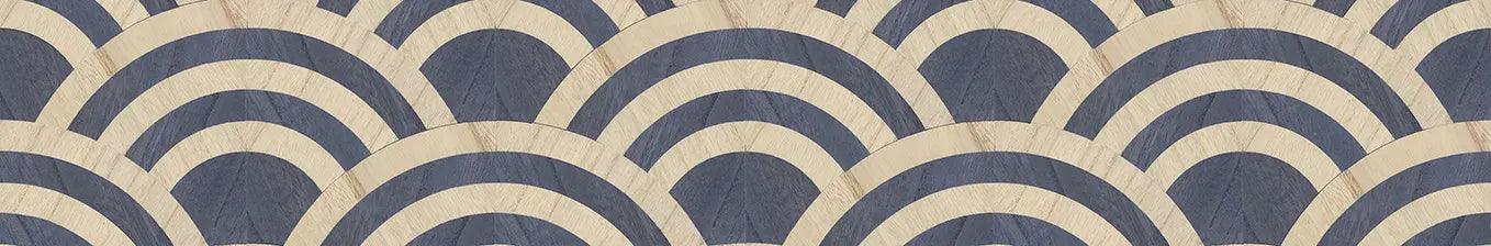 Tapeta z forniru drewnianego LUCKY O'S - BRICH & BLUE Arte Eye on Design