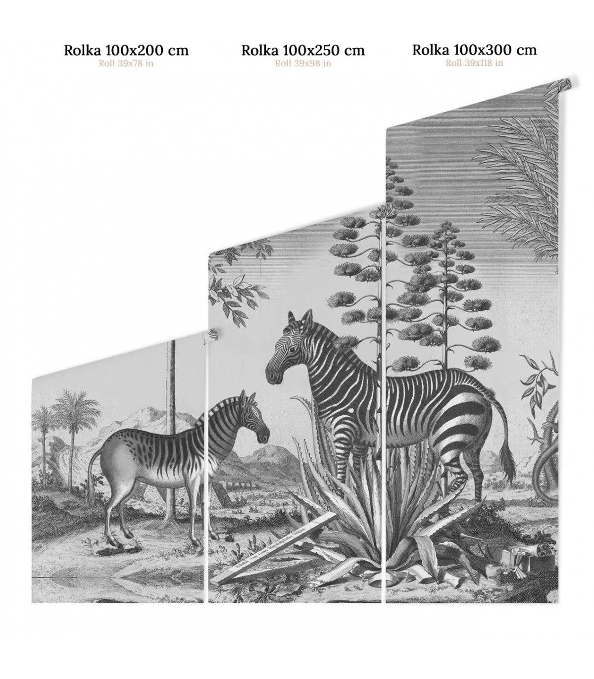 Tapeta ZEBRA ON AGAVE Wallcolors Eye on Design