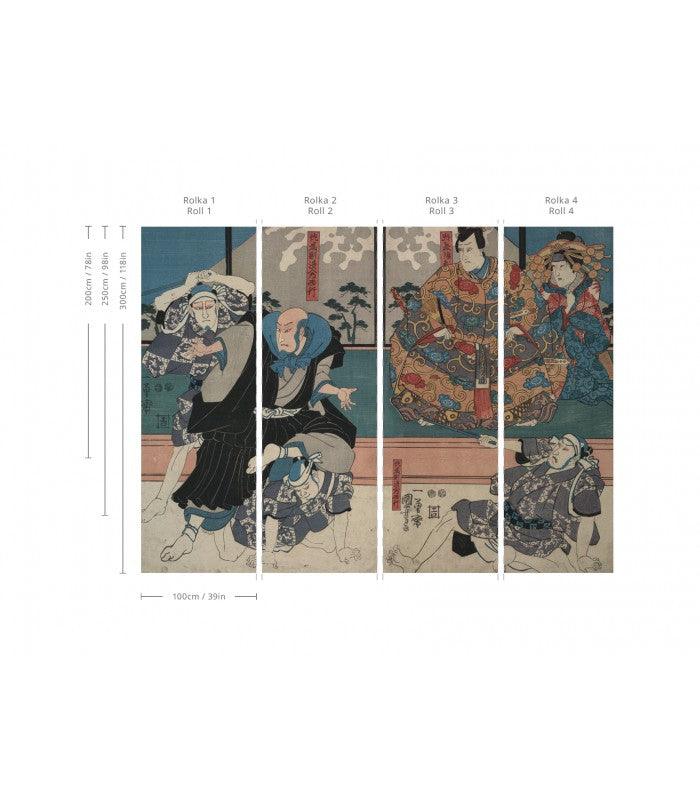 Tapeta ZEN WARRIORS Wallcolors Eye on Design