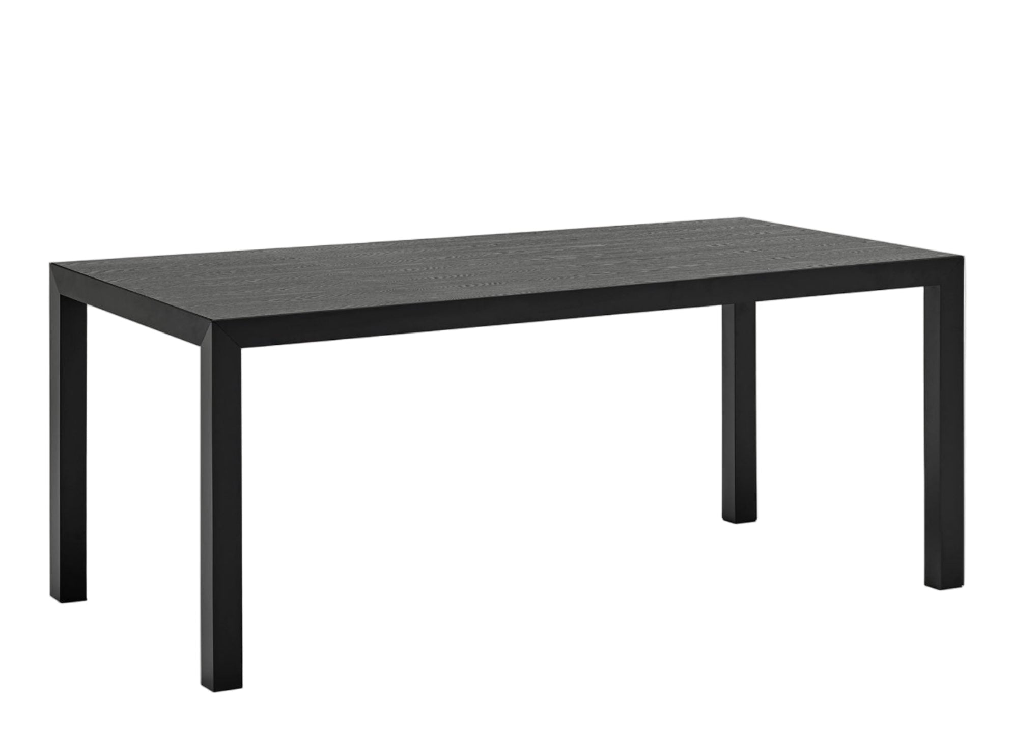 Tisch ALMA schwarz Eichenfurnier