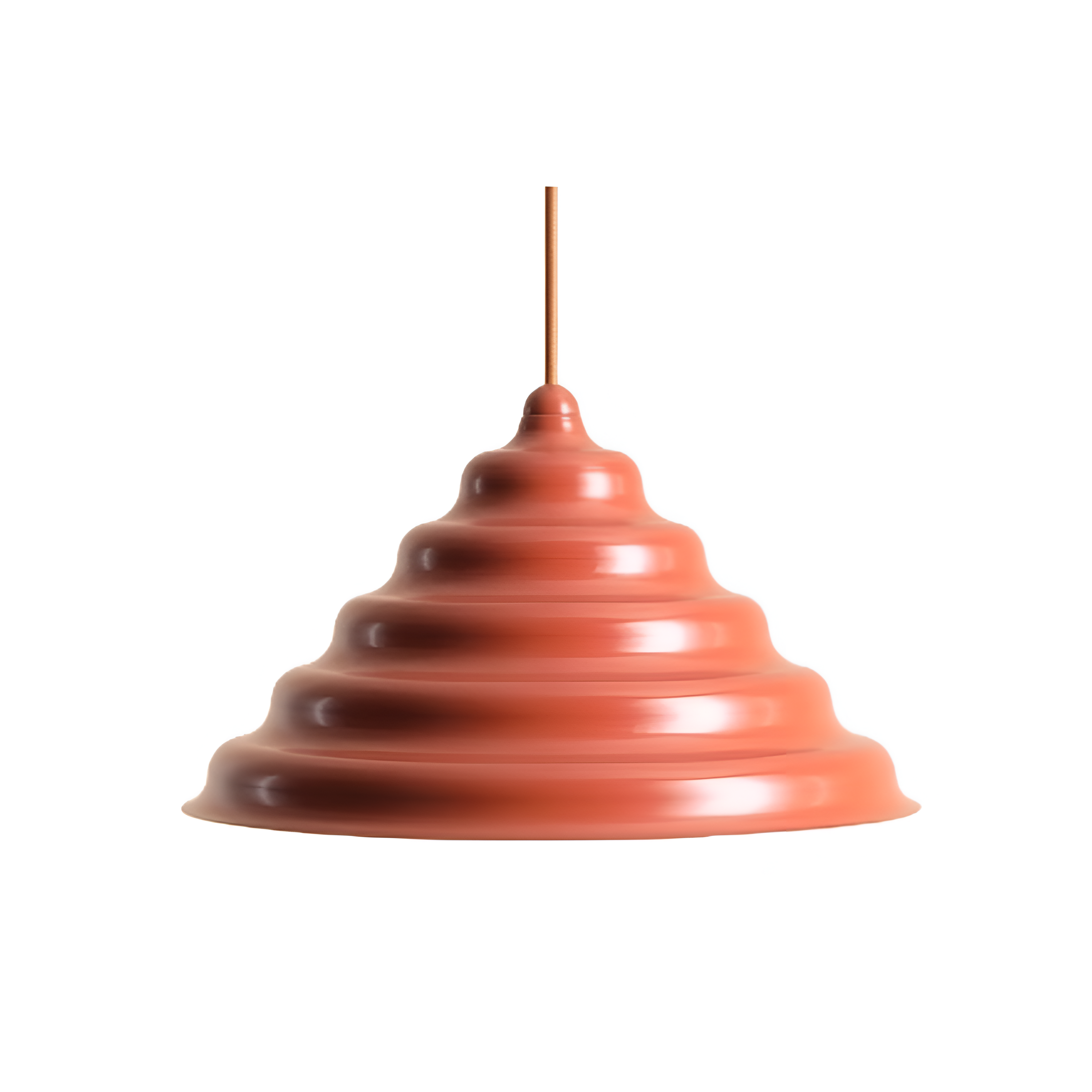 Hängelampe WAVE Ziegel