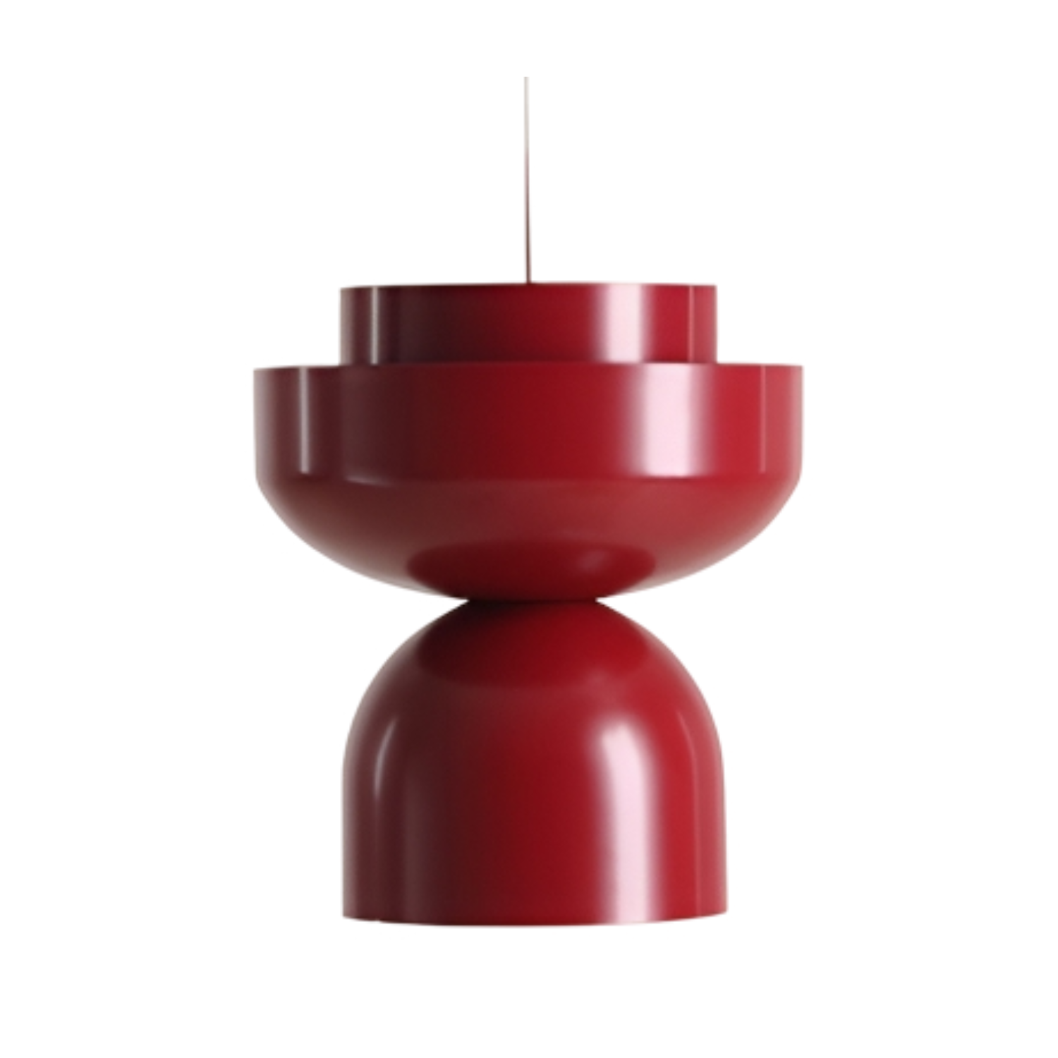 Hanging lamp burgundy