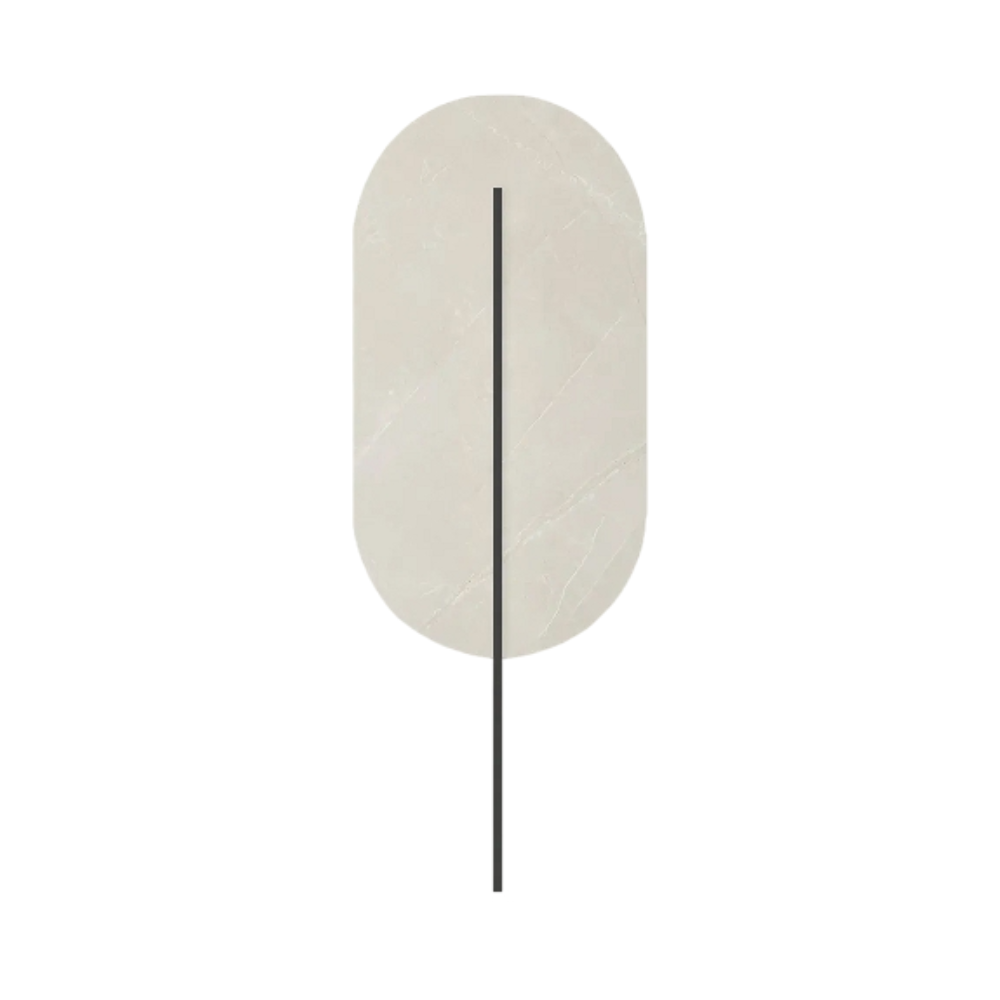ROKKE STONE beige gesinterte Quarz-Wandleuchte