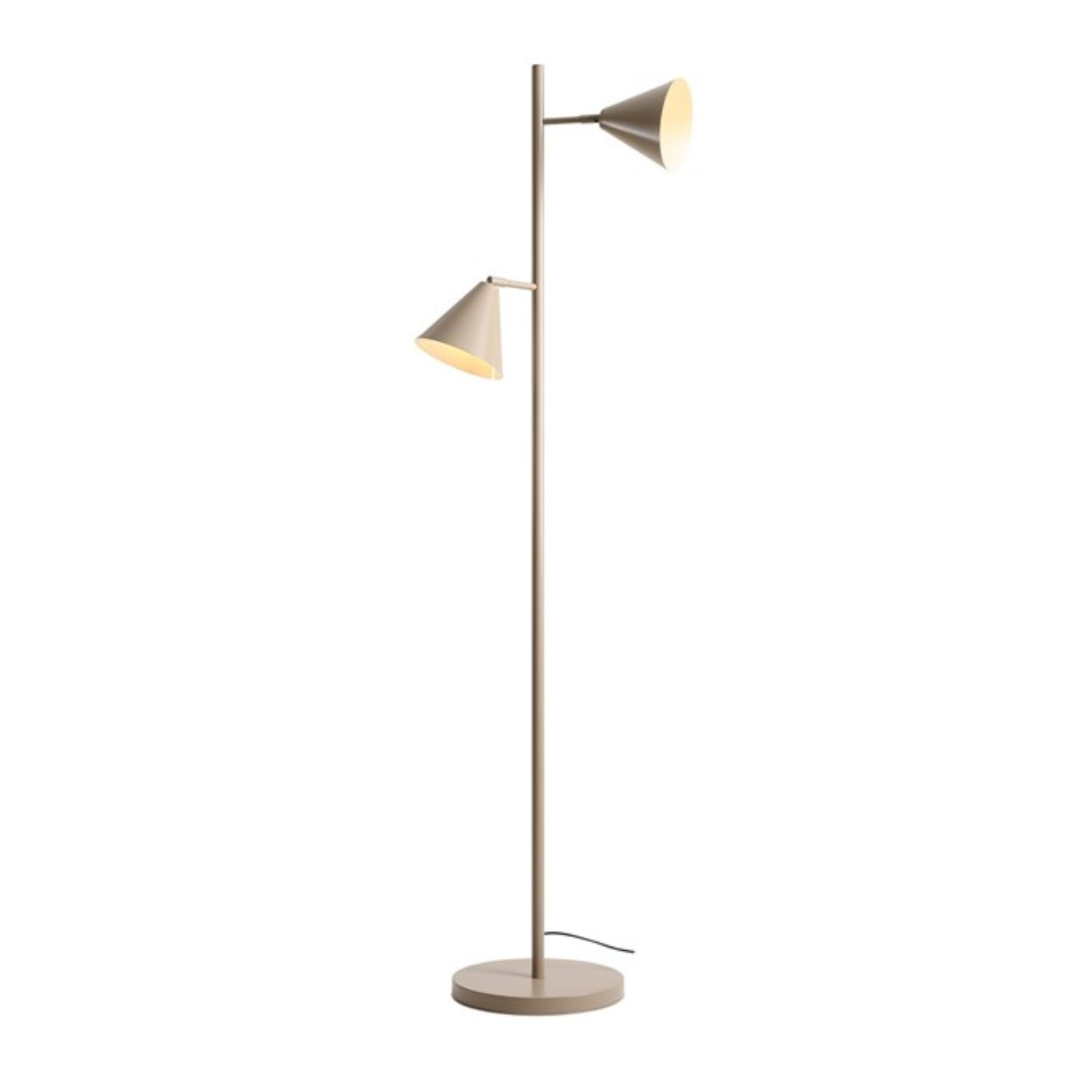 Stehleuchte FORM DUO beige