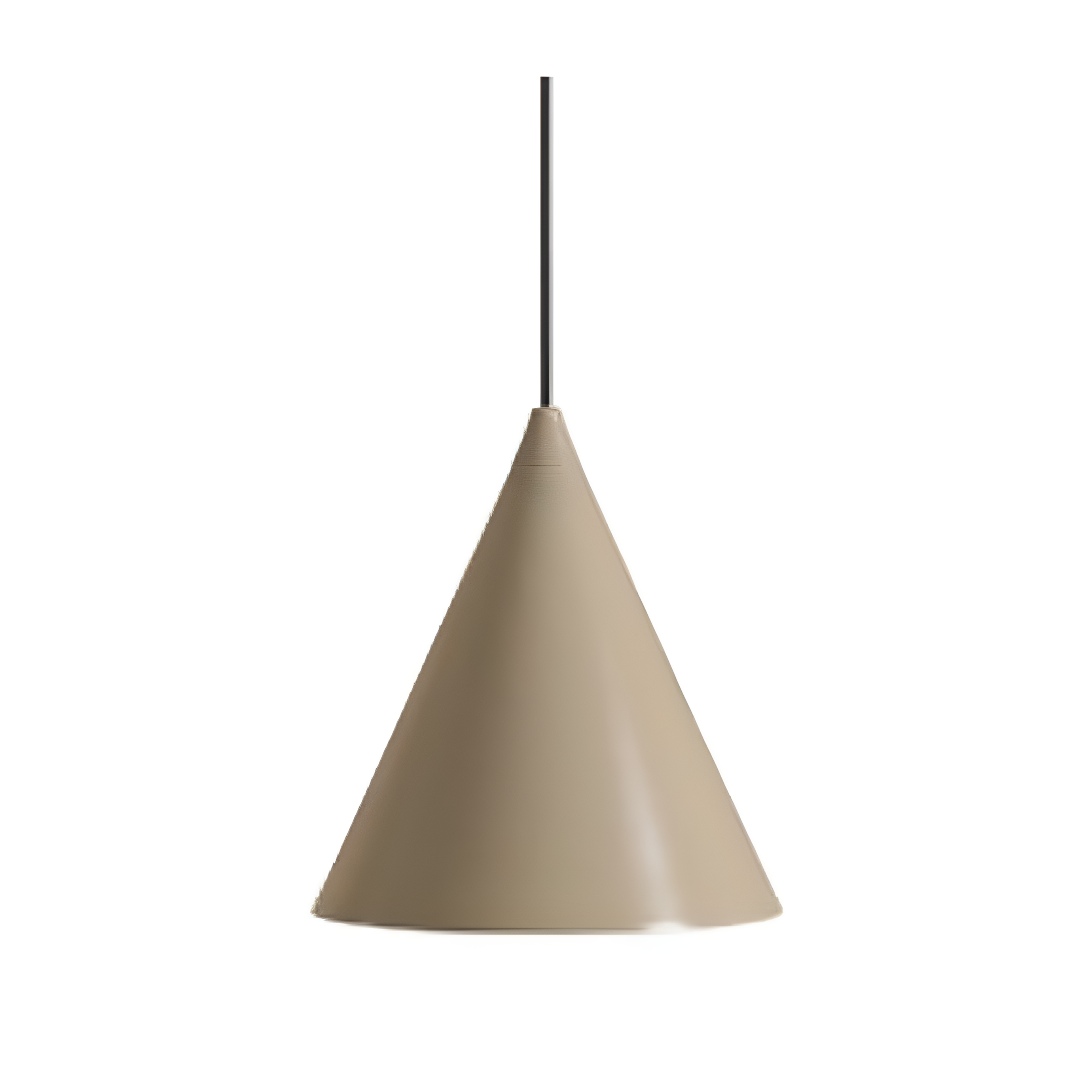 Beige pendant lamp