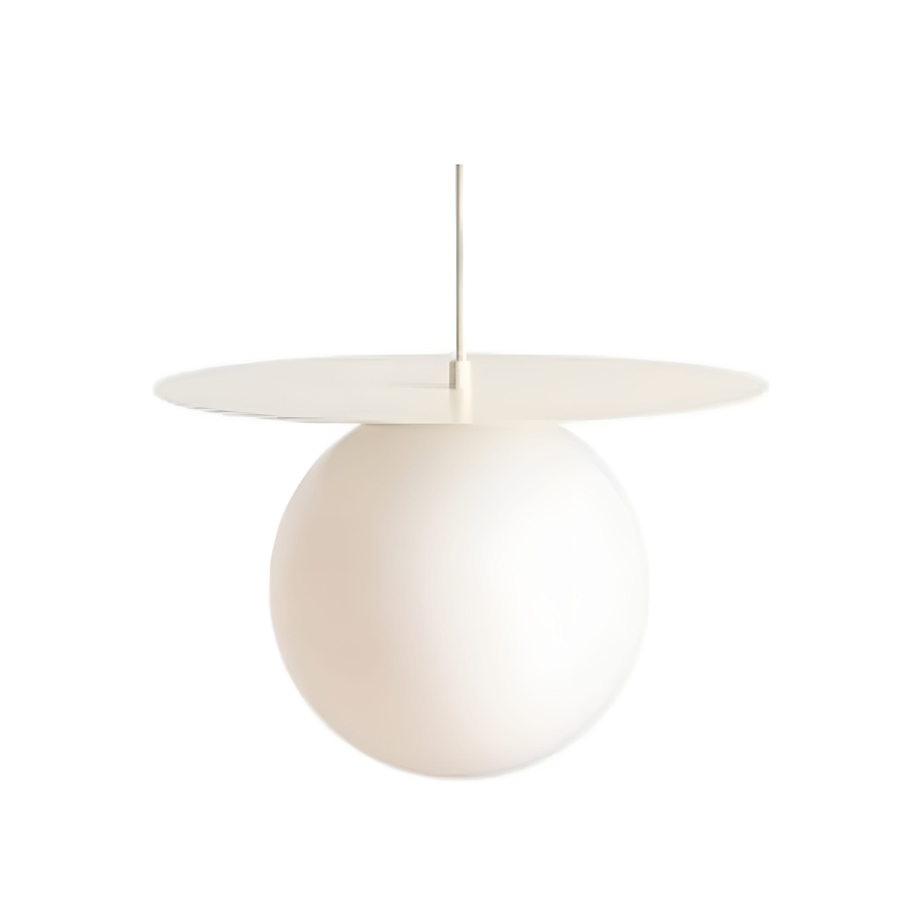 Hanging lamp cream loop