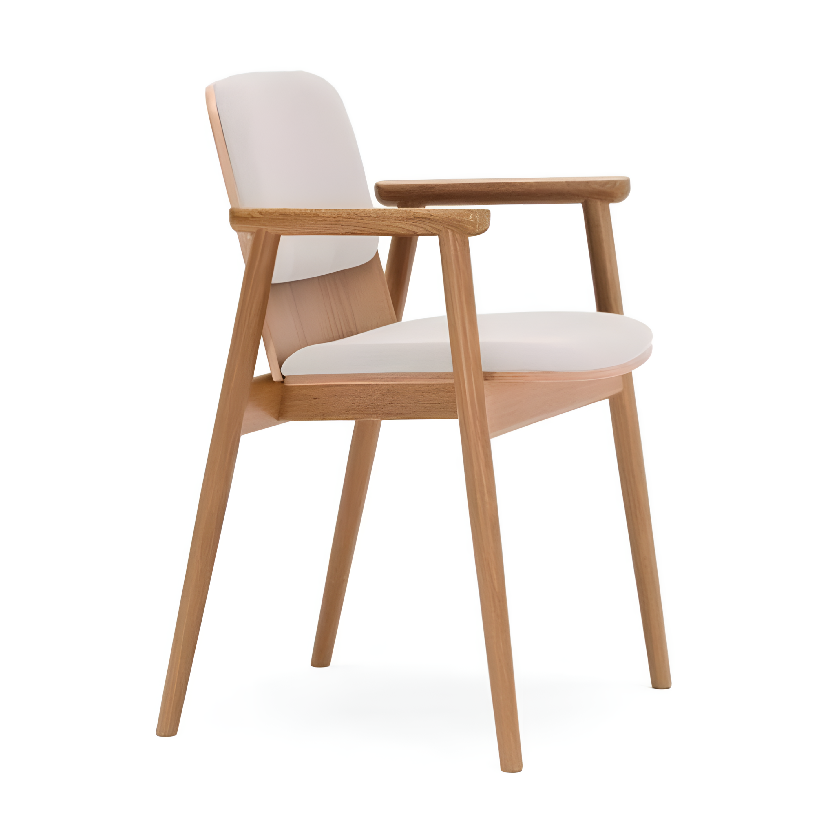 Chair with armrests prop B-4395 Upholstered