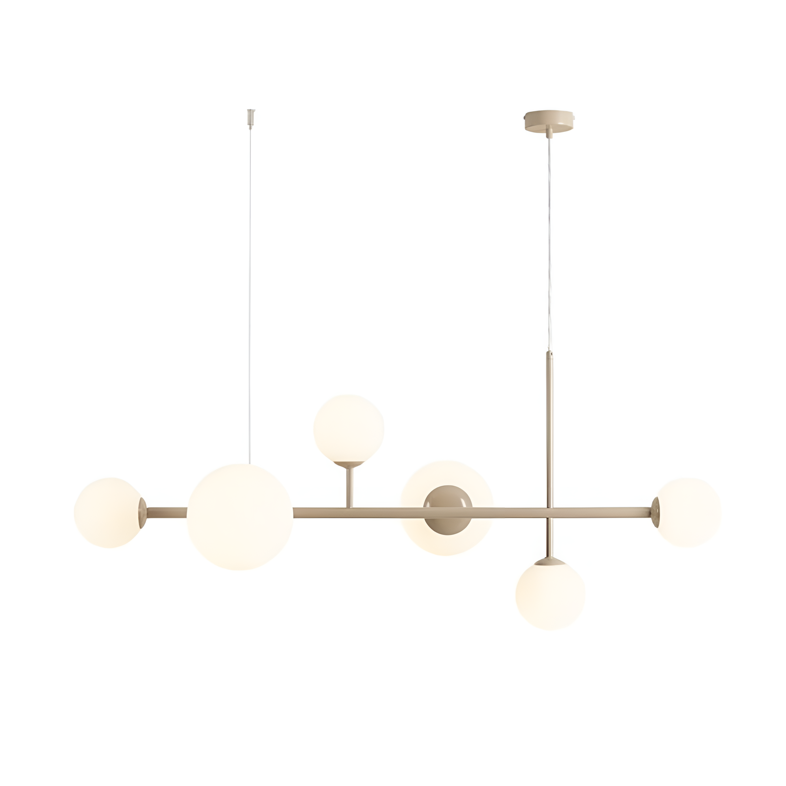Hanging lamp Dione Hexa Beige