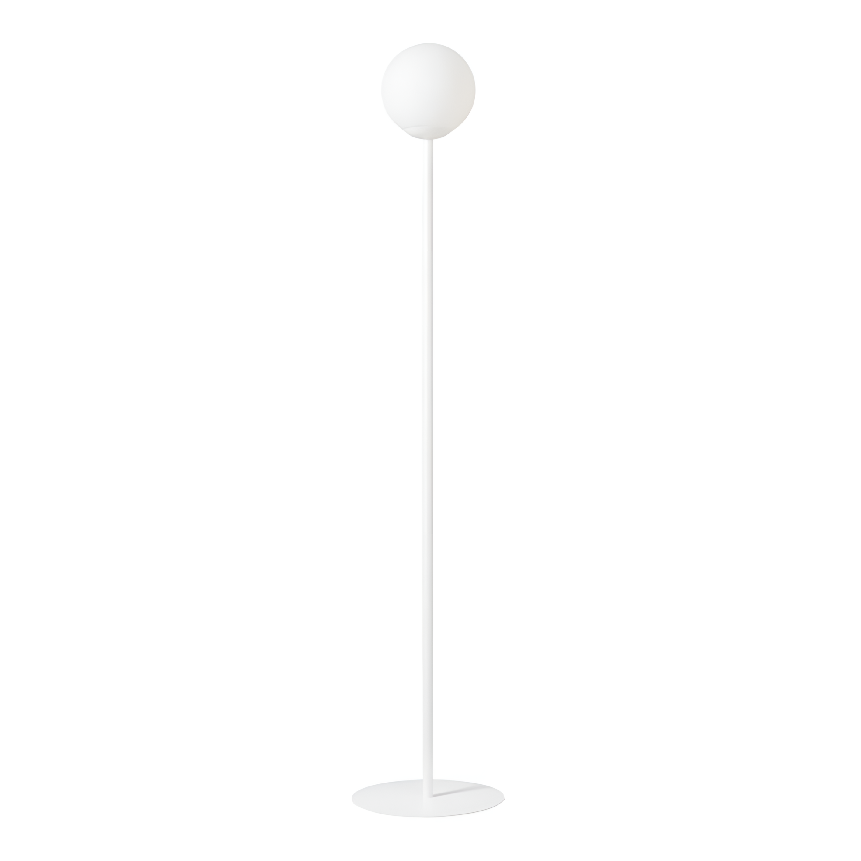 Pinne white floor lamp