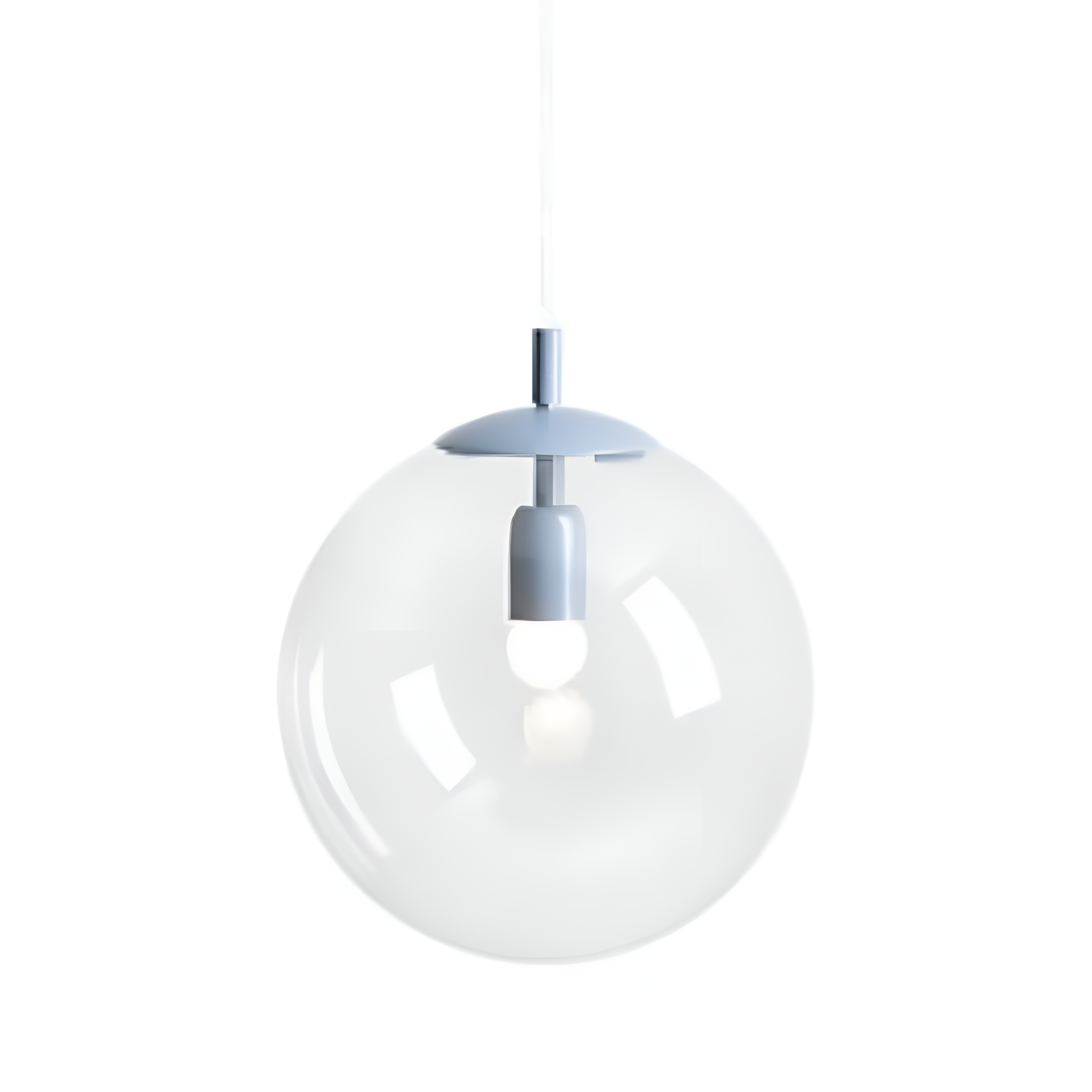 Blue hanging lamp