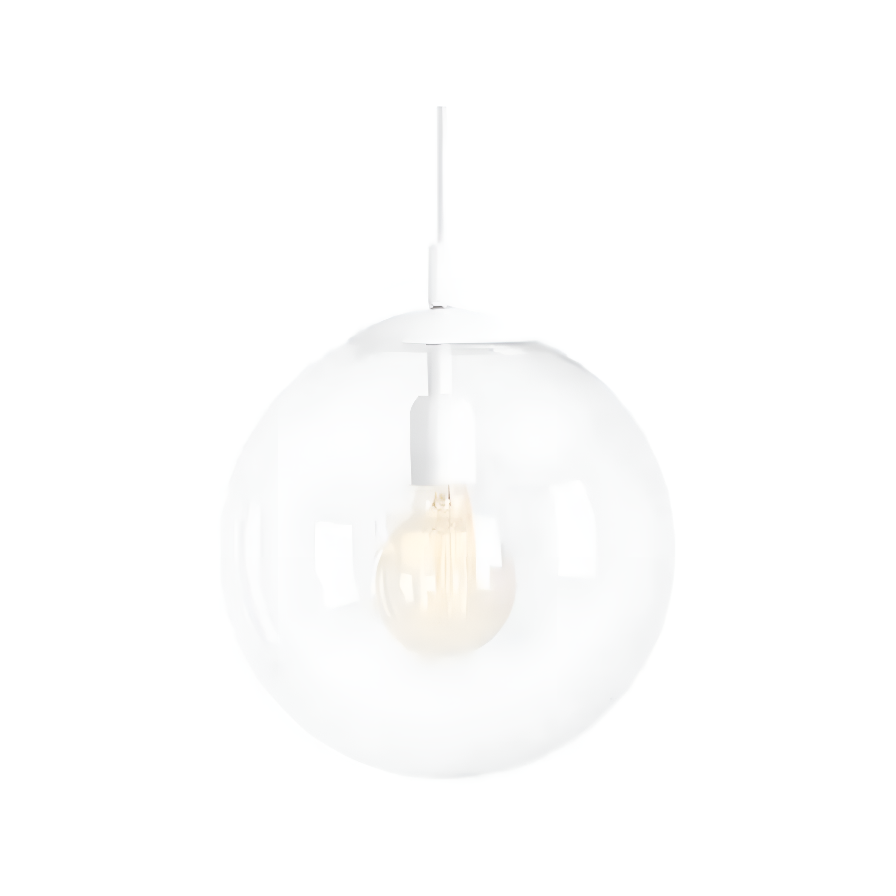 White Globe hanging lamp