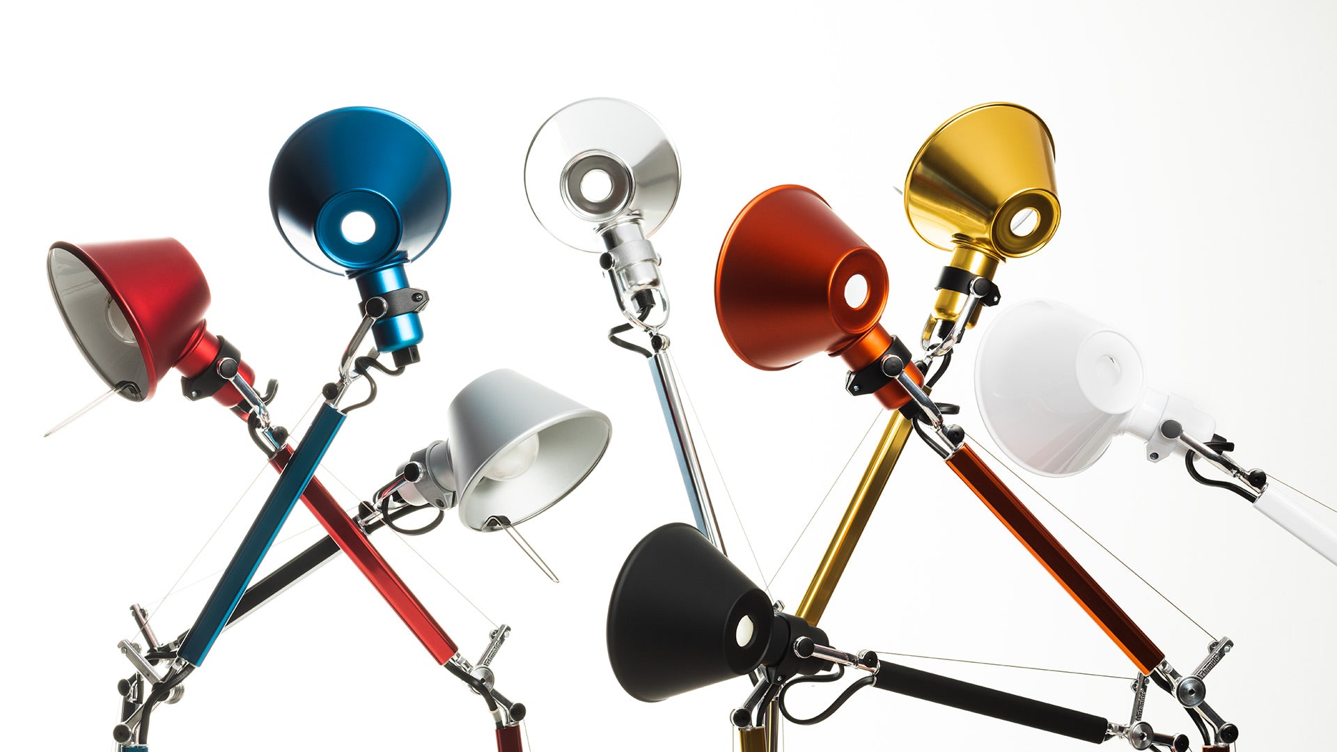 Schreibtischlampe verstellbar TOLOMEO MICRO matt schwarz