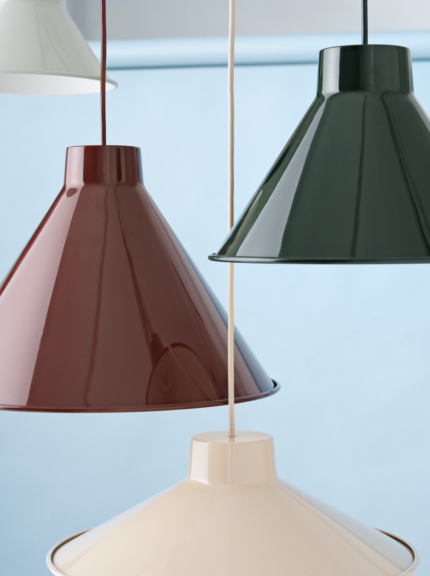 Lampa wisząca TOP bordowy
