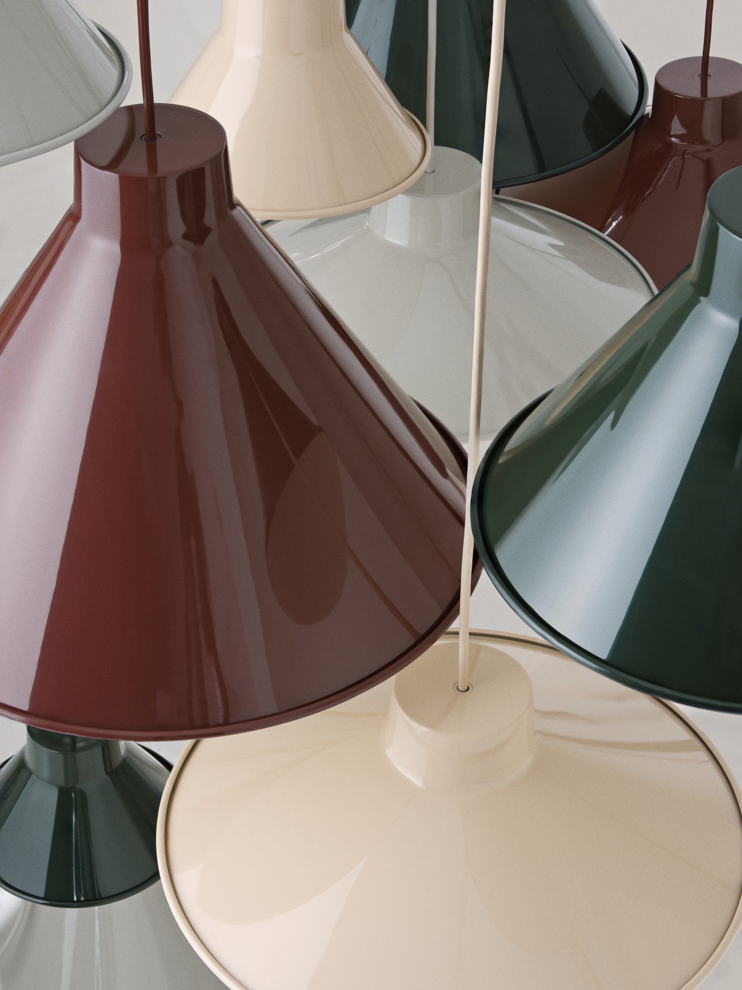 Lampa wisząca TOP bordowy