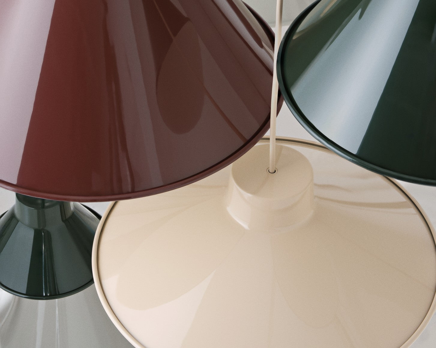 Lampa wisząca TOP bordowy