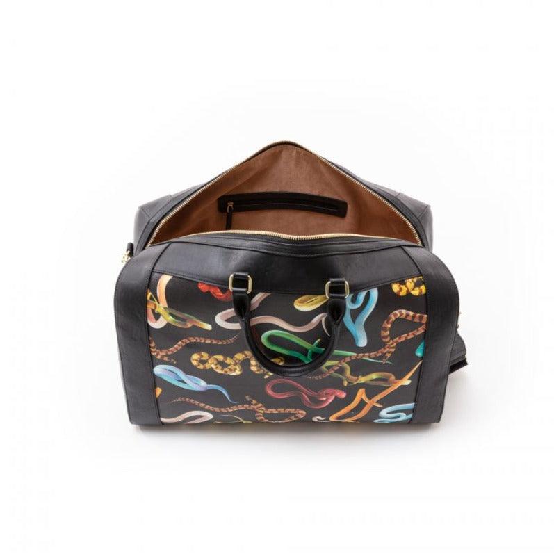 Torba podróżna SNAKES czarny Seletti Eye on Design