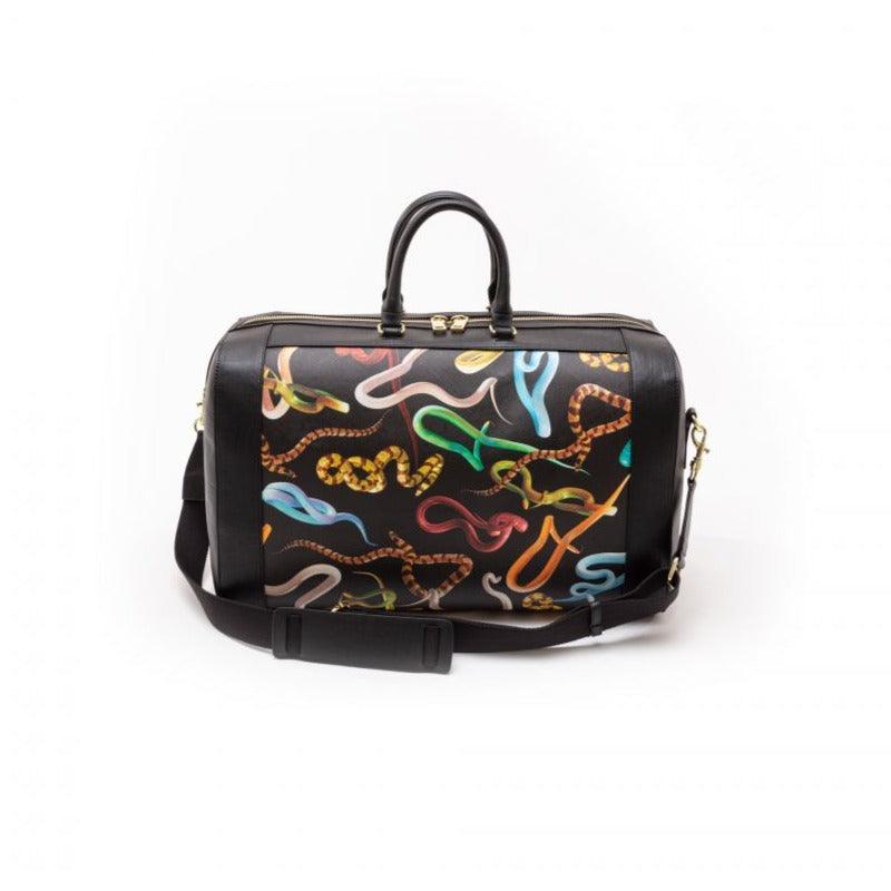 Torba podróżna SNAKES czarny Seletti Eye on Design